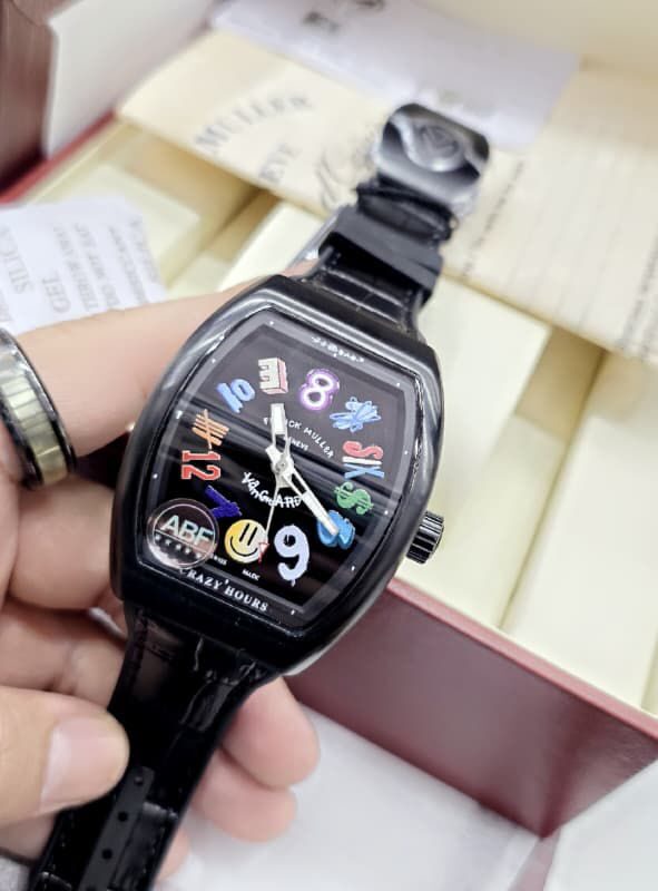 Franck Muller Vanguard Crazy Hours Black Edition Men’s Watch