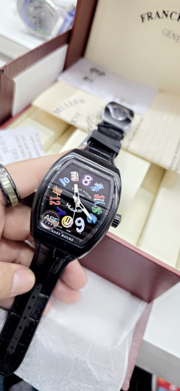 Franck Muller Vanguard Crazy Hours Black Edition Men’s Watch