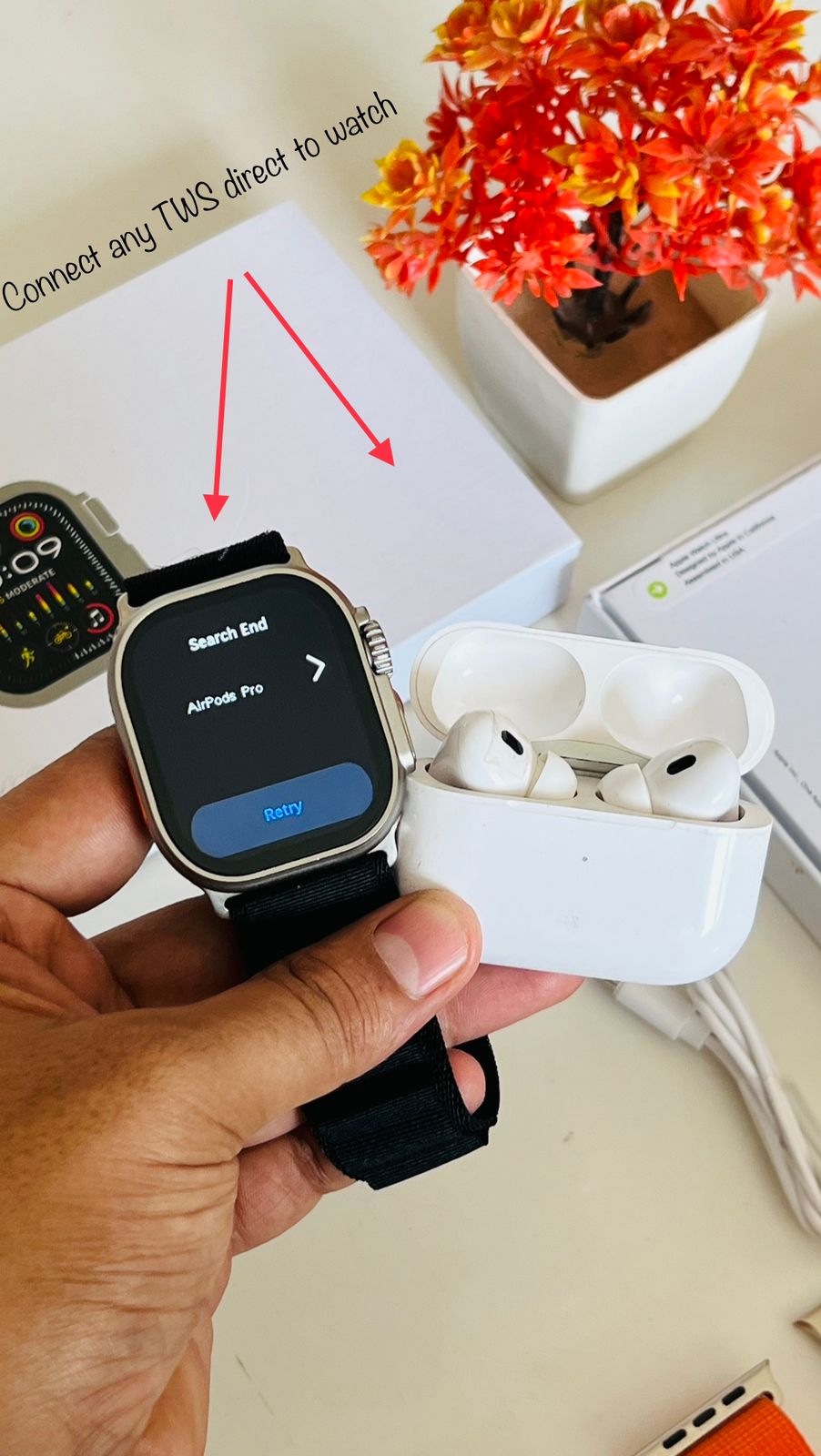 Apple Watch Ultra 2 (A2859) – 32gb Storage Smartwatch, Full Health Suite With Logo On/Off - Image 3