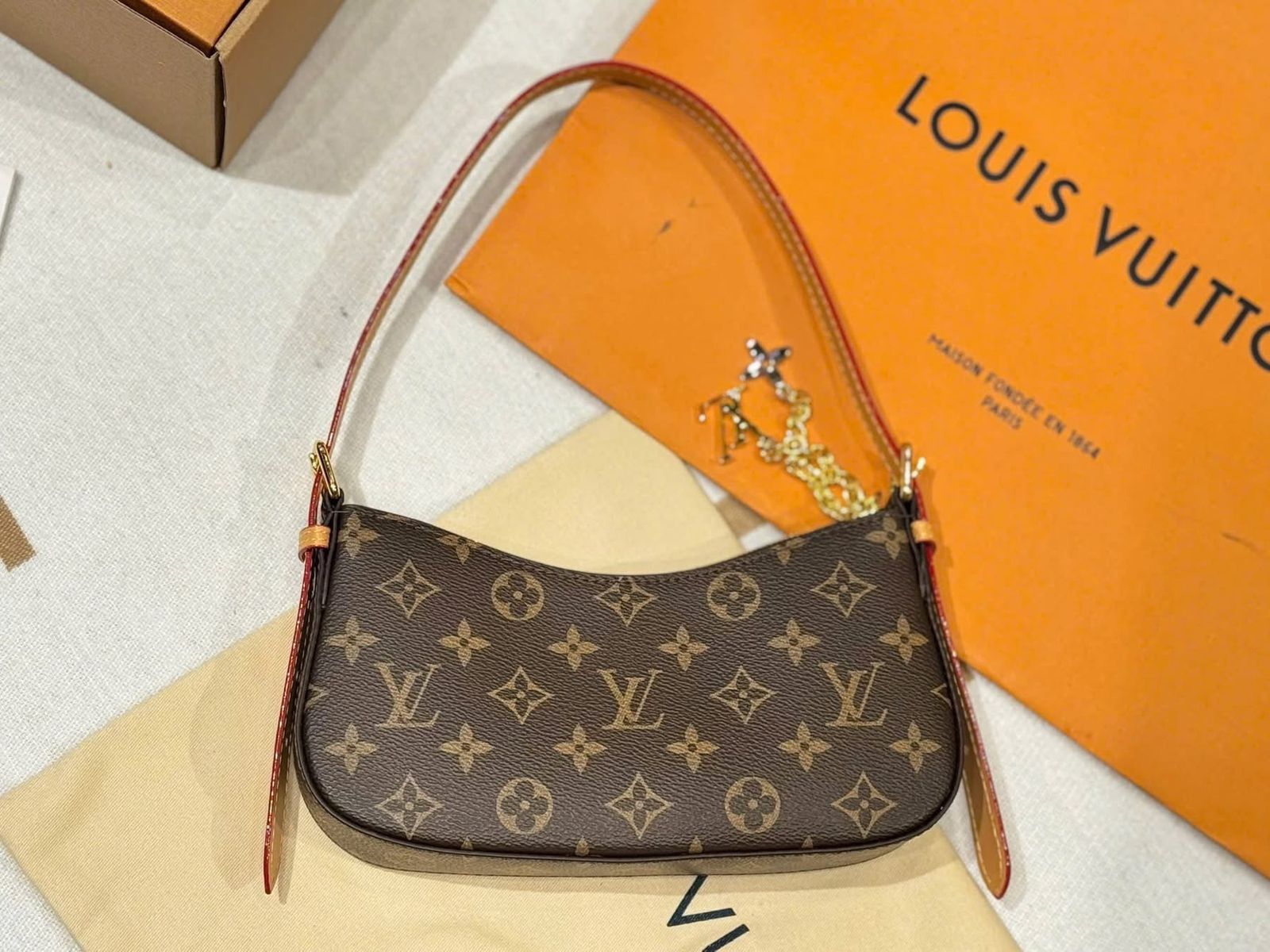 Louis Vuitton Pochette Monogram Bag For Women
