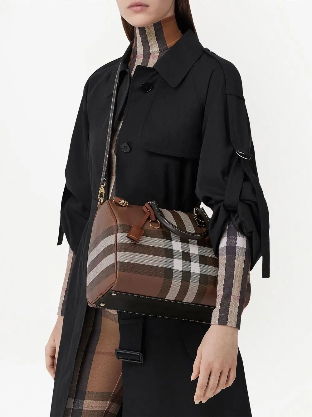 Burberry Check Speedy Bag For Women with Luxury Box Series - Image 2