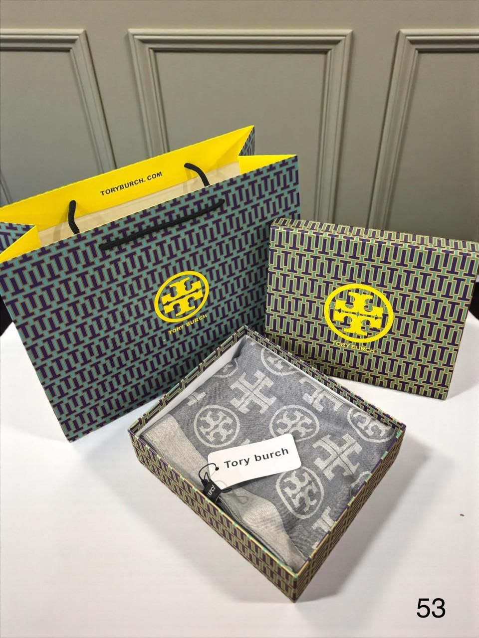 Tory Burch Semi Woollen Unisex Stole - Image 19