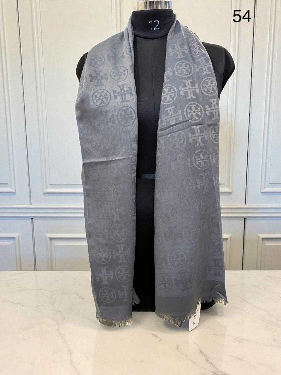 Tory Burch Semi Woollen Unisex Stole - Image 3