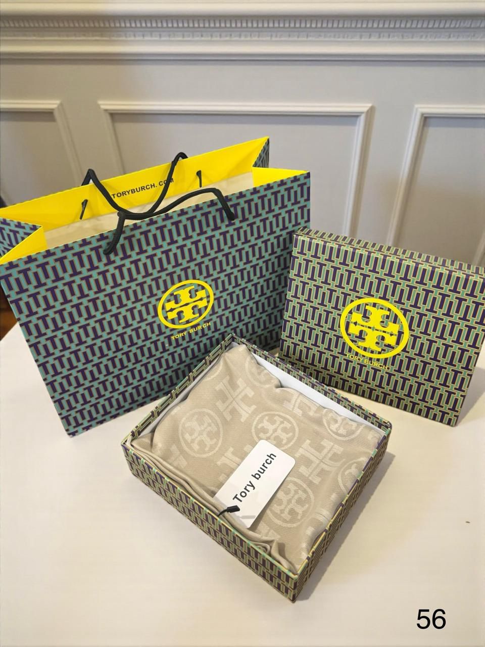 Tory Burch Semi Woollen Unisex Stole - Image 17