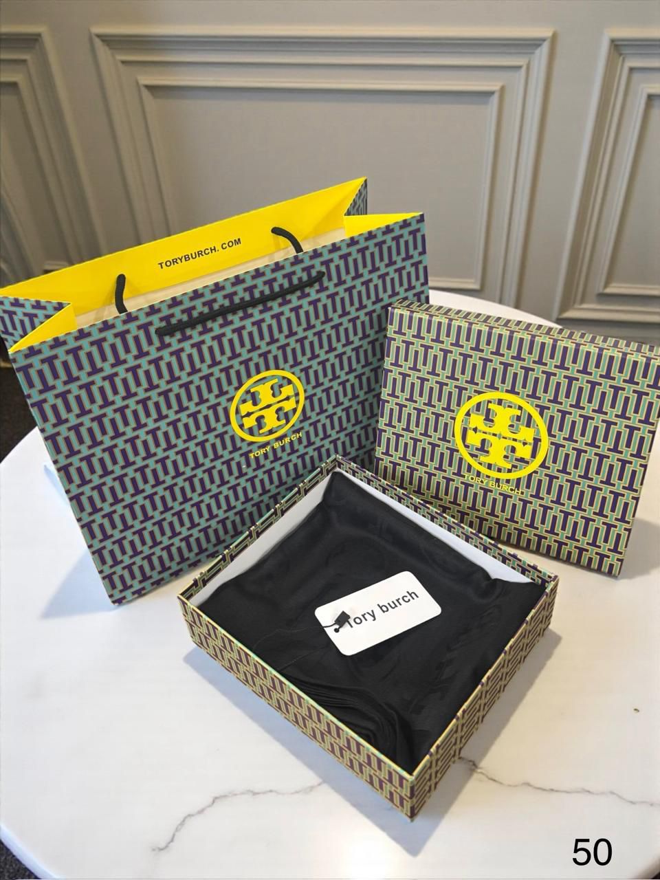 Tory Burch Semi Woollen Unisex Stole - Image 13