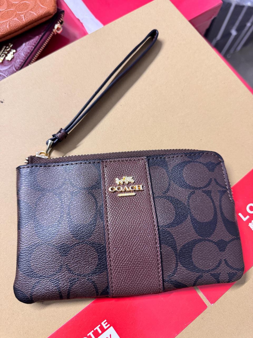 Coach Signature Wristlet for Women - Image 5