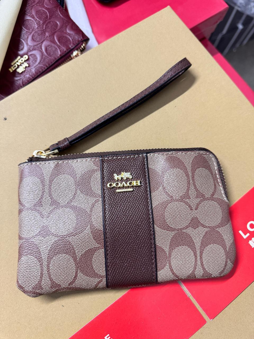 Coach Signature Wristlet for Women - Image 4