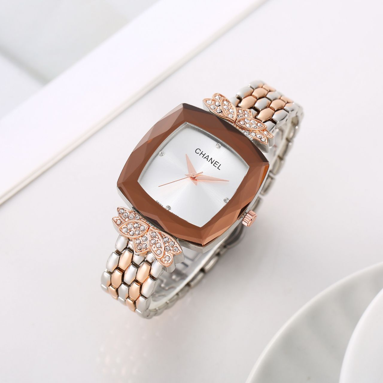 Chanel Ladies Butterfly Diamond Watch