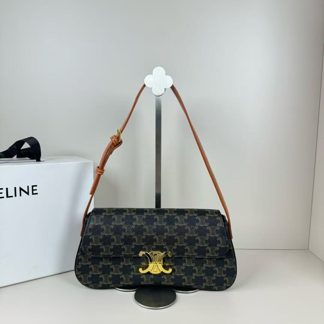 Celine Lola Triomphe Women Shoulder Bags - Image 2
