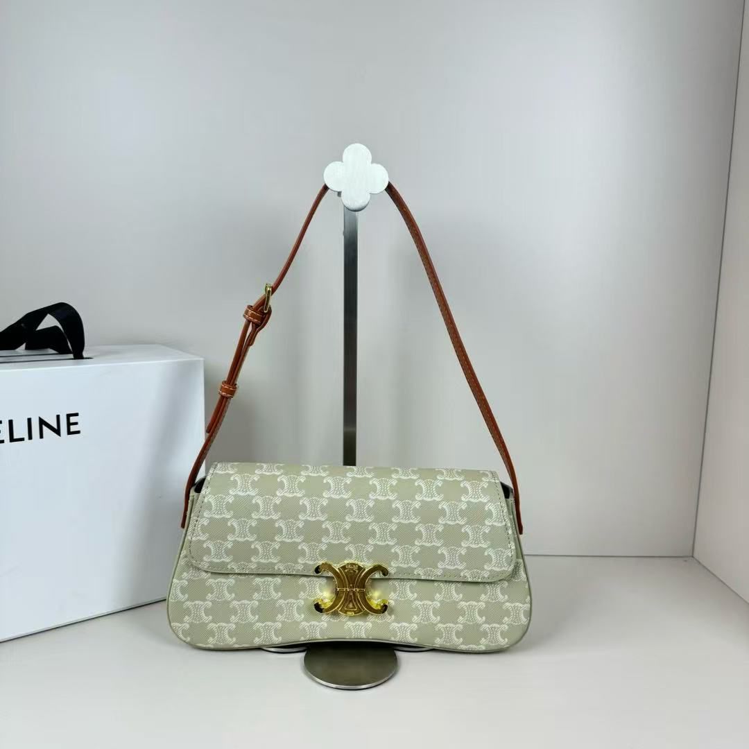 Celine Lola Triomphe Women Shoulder Bags - Image 3