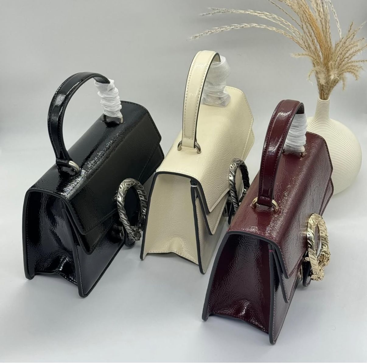 Gucci Dionysus Shiny Silicon Patent Women Sling Bags - Image 5