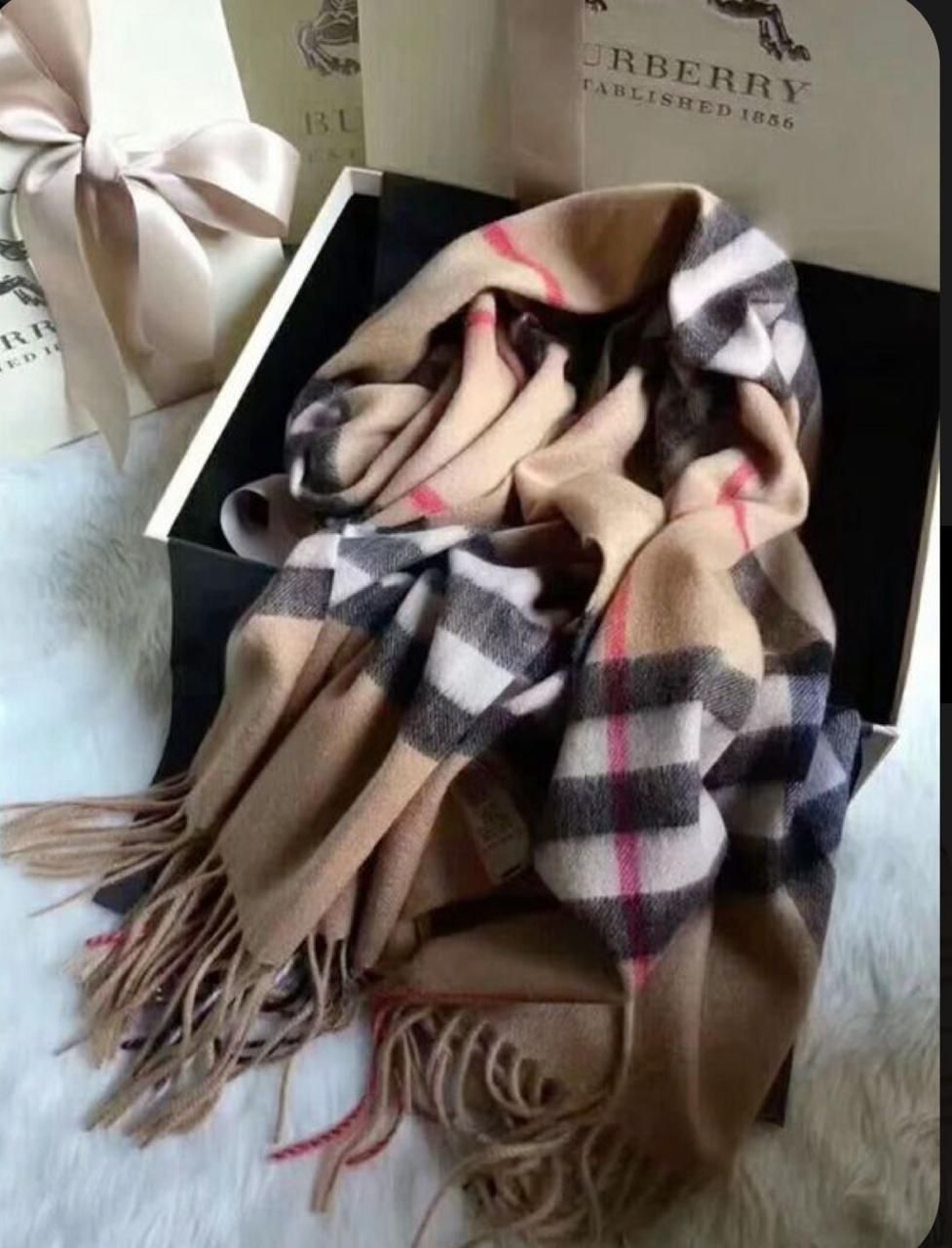 Burberry High-End Winter Stole - Unisex