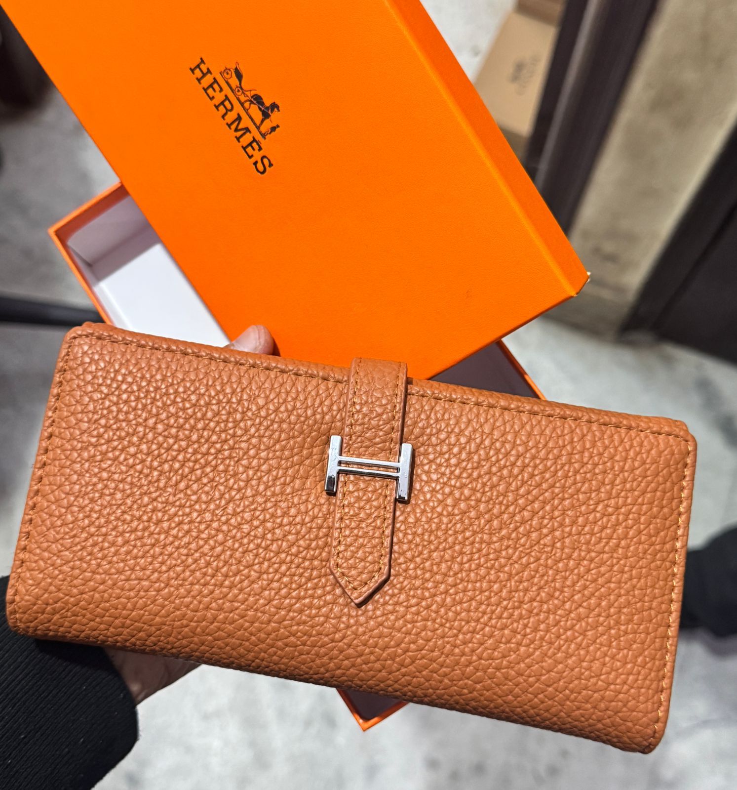 Hermes Bearn Soufflet Ladies Wallet - Image 3