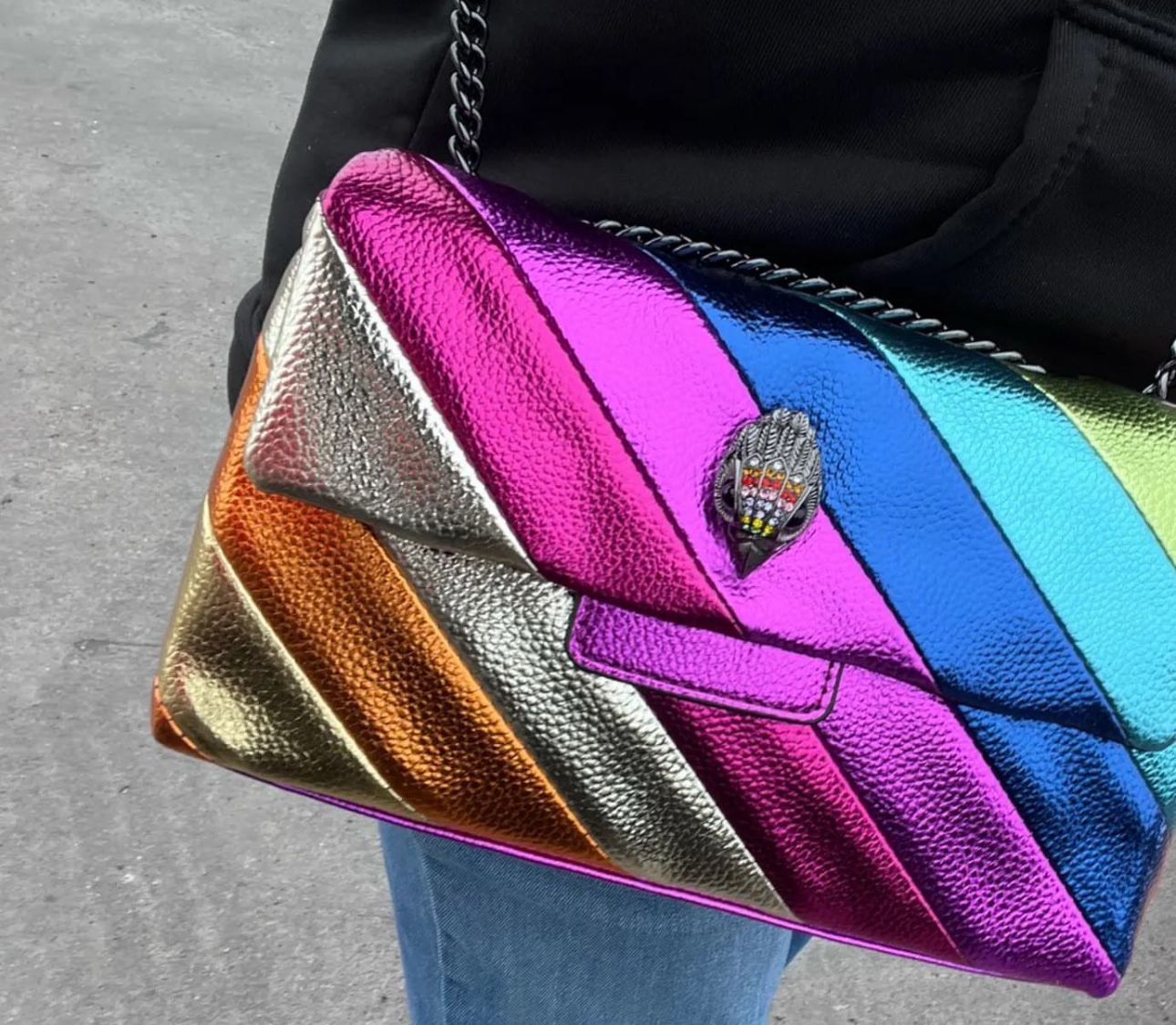 Kurt Geiger London Kensington Striped Shoulder Bag - Image 2