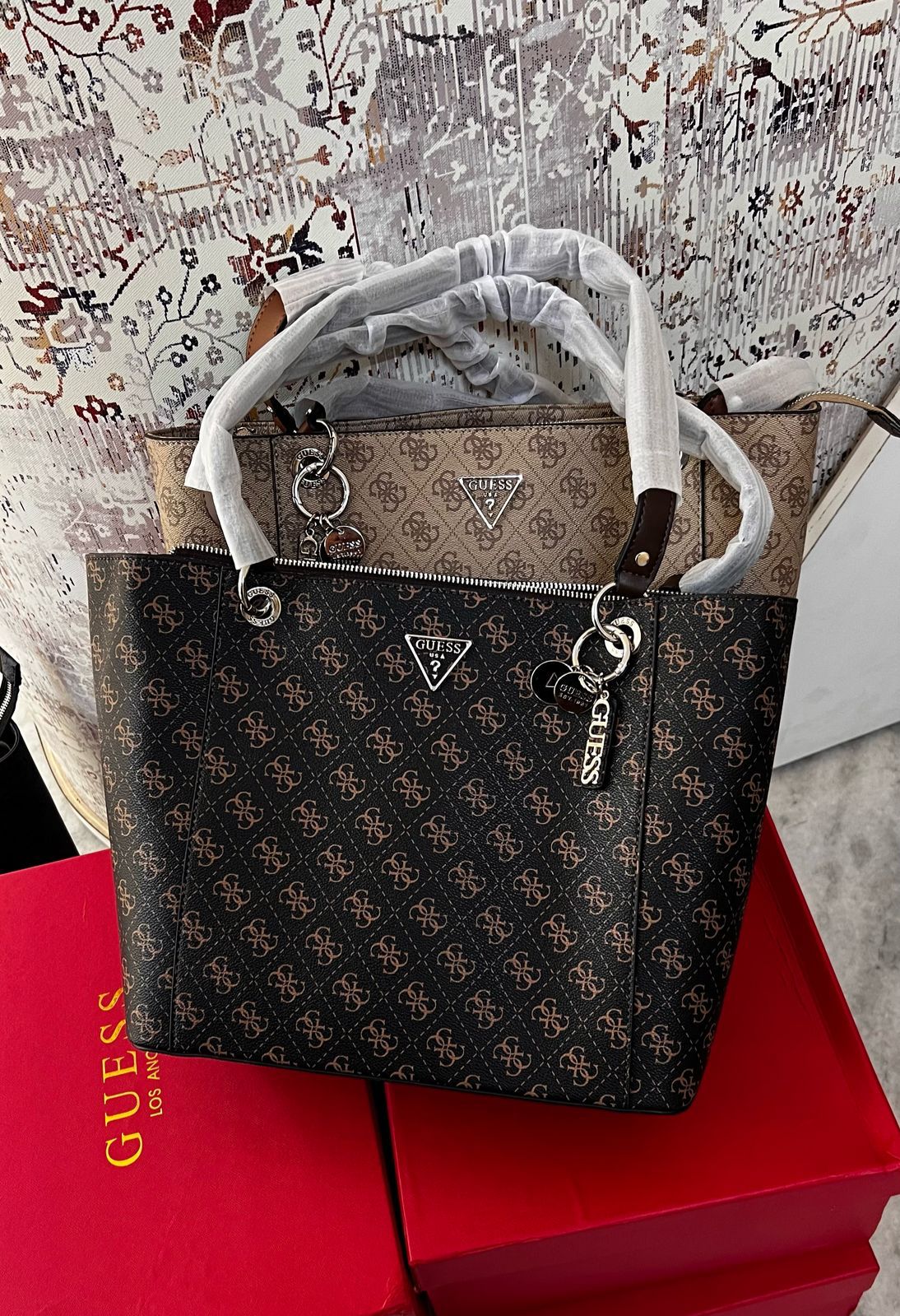 Guess Noelle Book Tote Bag For Women - Image 2