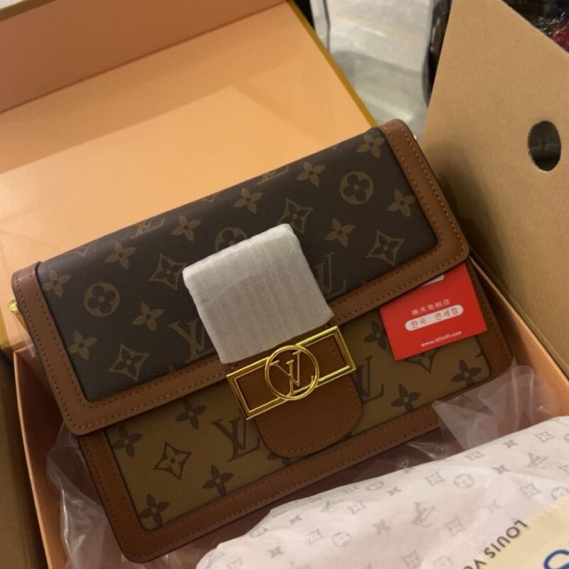 Louis Vuitton Dauphine Genuine Calf Leather Bag