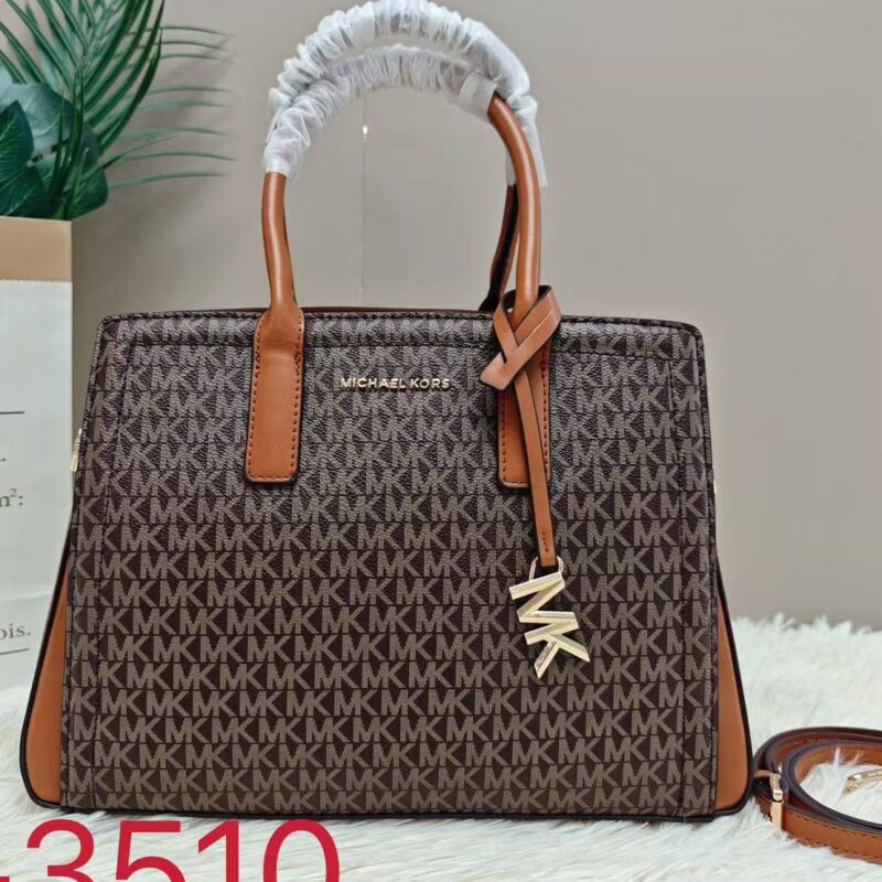 Michael Kors Laila Satchel Top Handle Tote Bag For Women