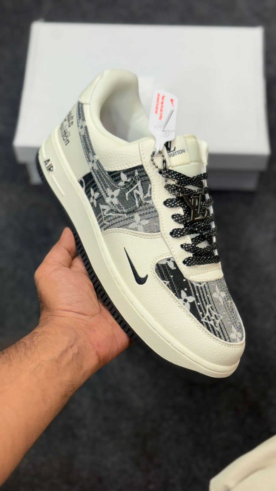 Nike Air Force1Low x Louis Vuitton 25 Shoes For Men - Image 9