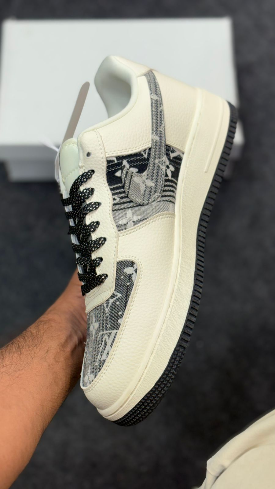 Nike Air Force1Low x Louis Vuitton 25 Shoes For Men - Image 8