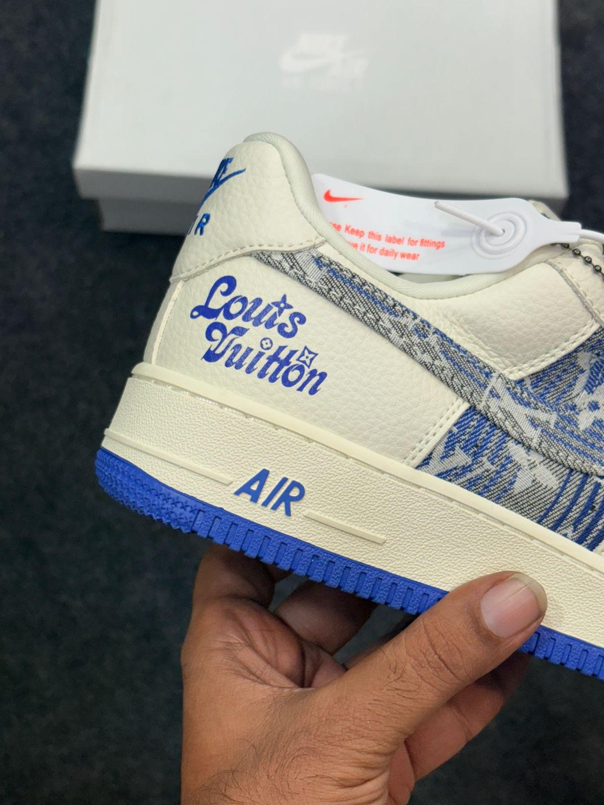 Nike Air Force1Low x Louis Vuitton 25 Shoes For Men - Image 4