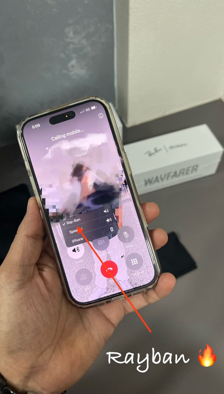 Ray-Ban Meta Edition Smart Audio Sunglasses - Matte Black - Image 5