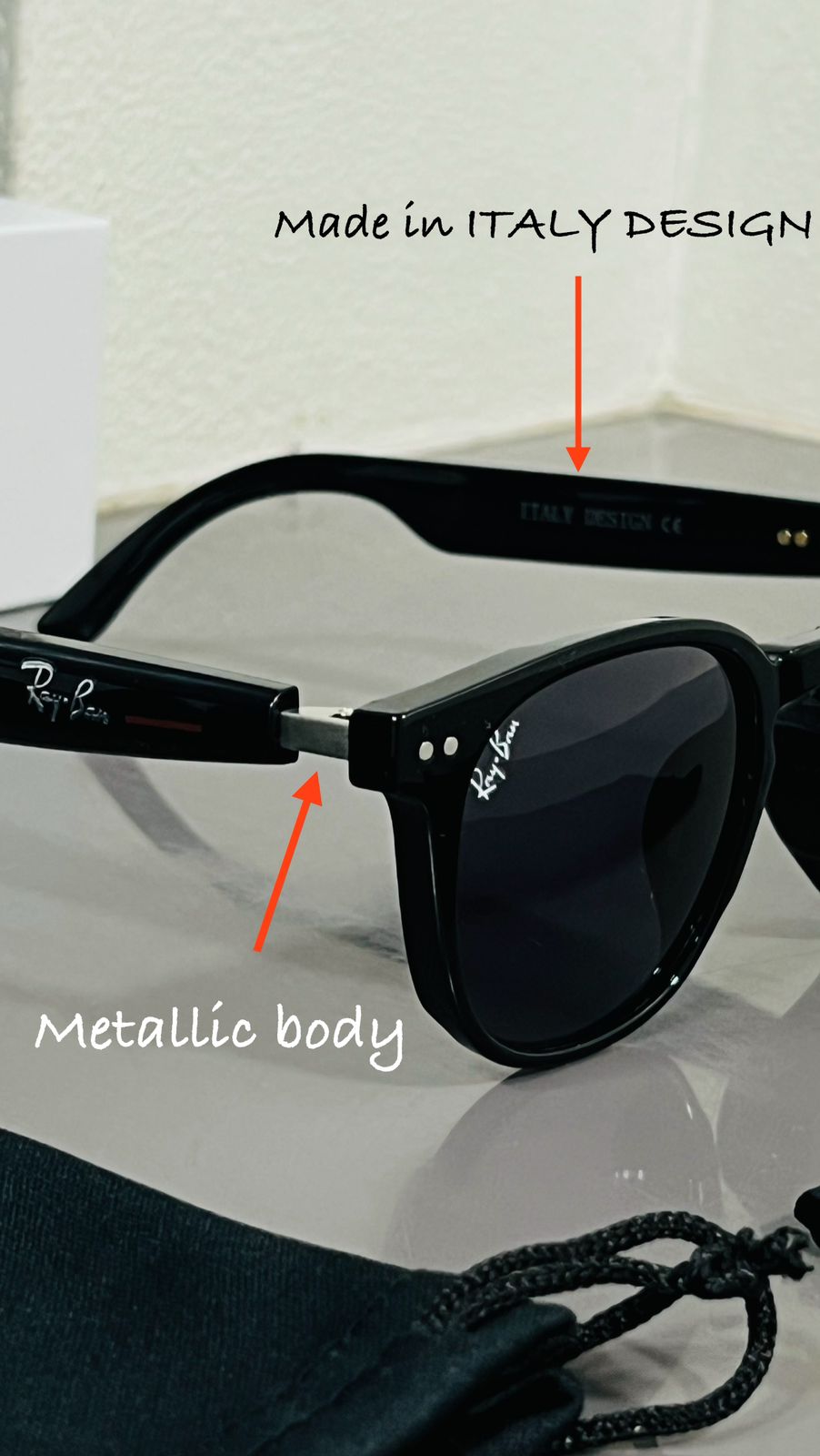Ray-Ban Meta Edition Smart Audio Sunglasses - Matte Black - Image 3