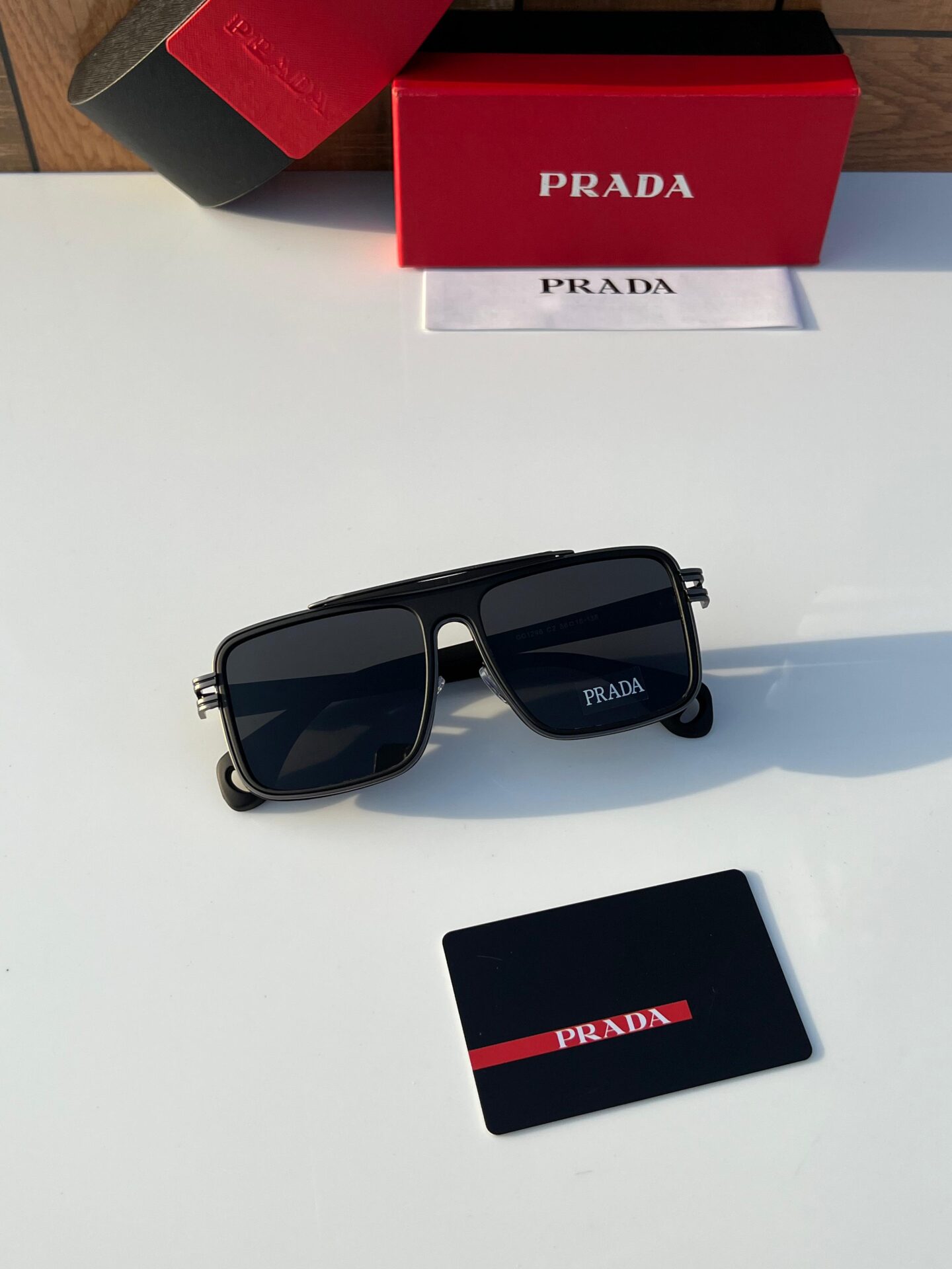 Prada Square Men's Sunglasses - Image 3