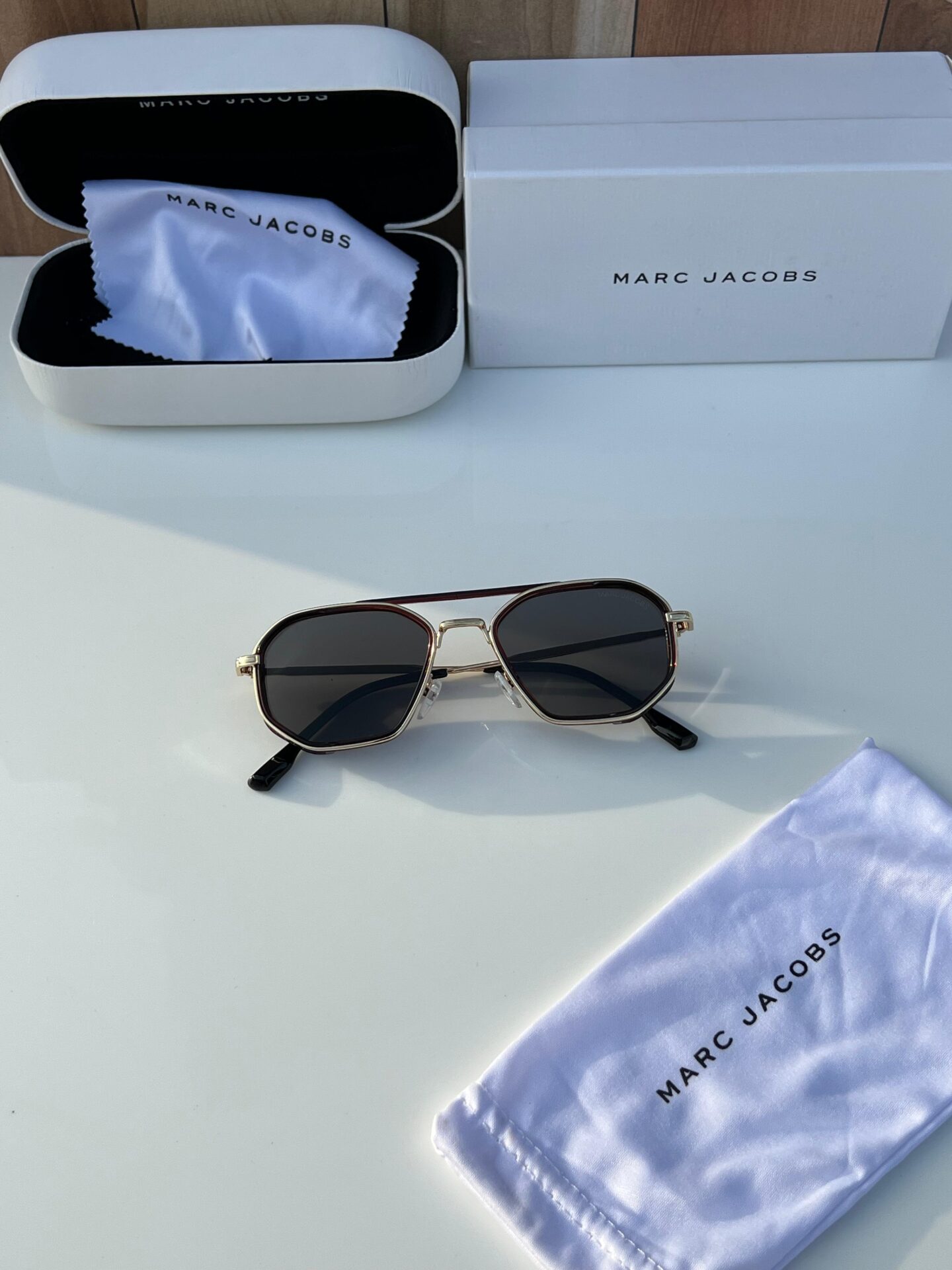 Marc Jacobs Hexagon Men's Sunglasses - Image 2