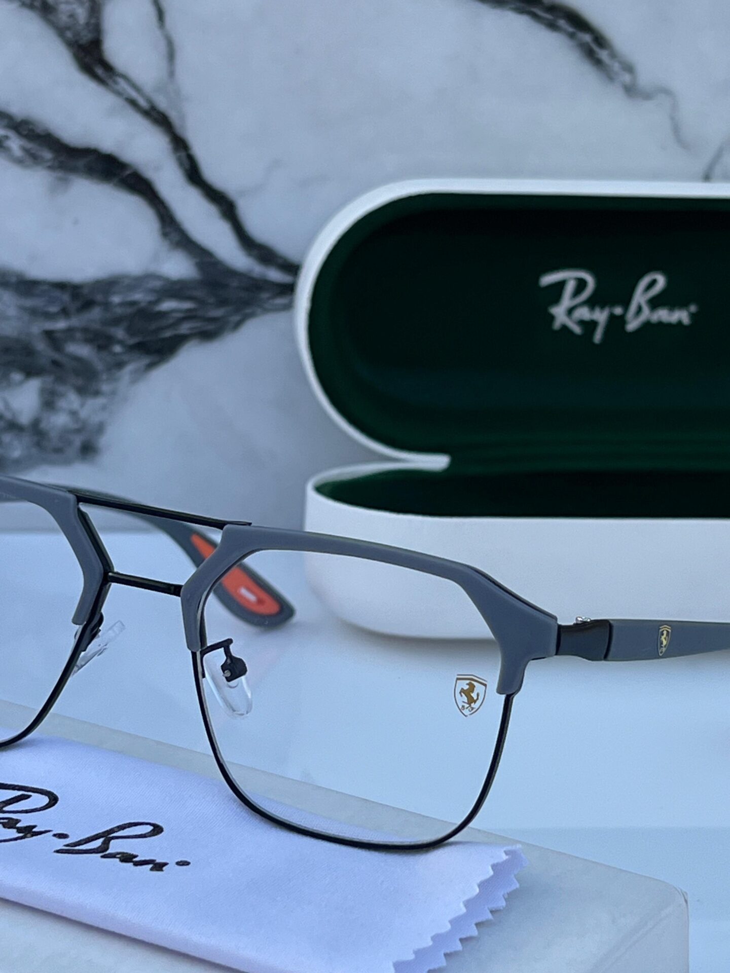 Ray-Ban Ferrari Edition Optical Frames Men's Sunglasses - Image 5