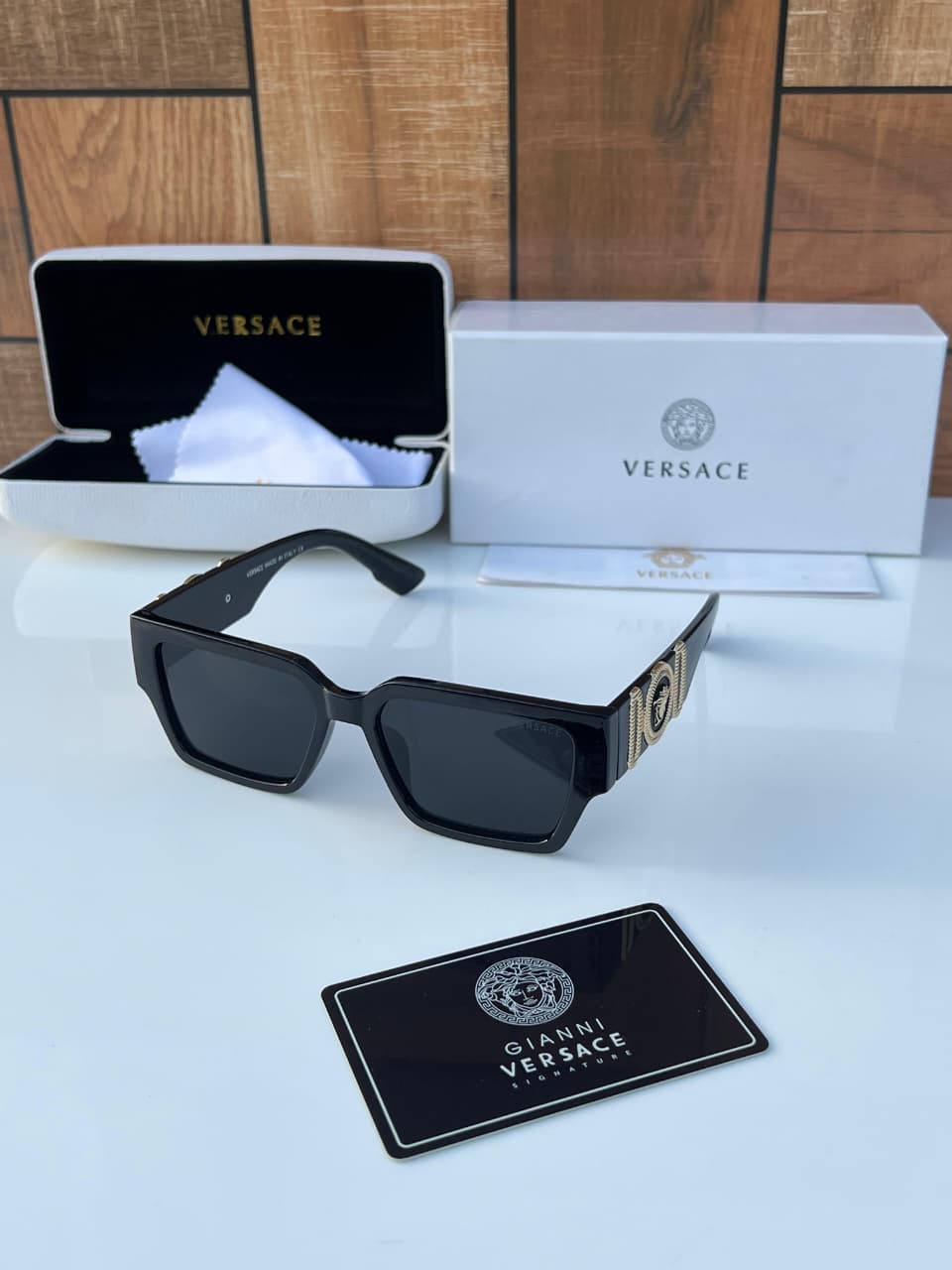 Versace Medusa Square Sunglasses - Unisex