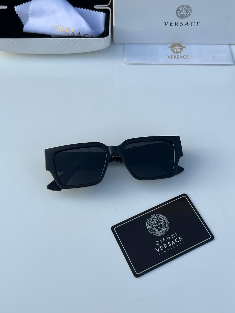 Versace Medusa Square Sunglasses - Unisex - Image 7