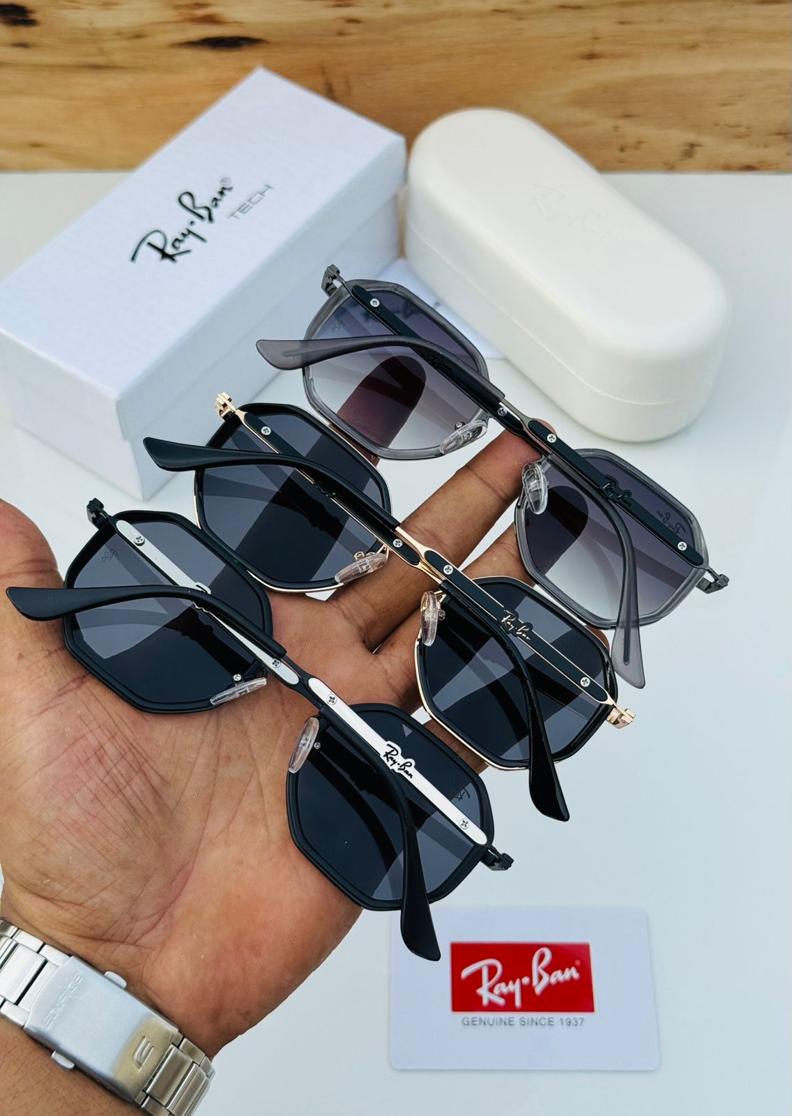 Ray Ban Octagon Tech Series Men's Sunglasses - Image 5