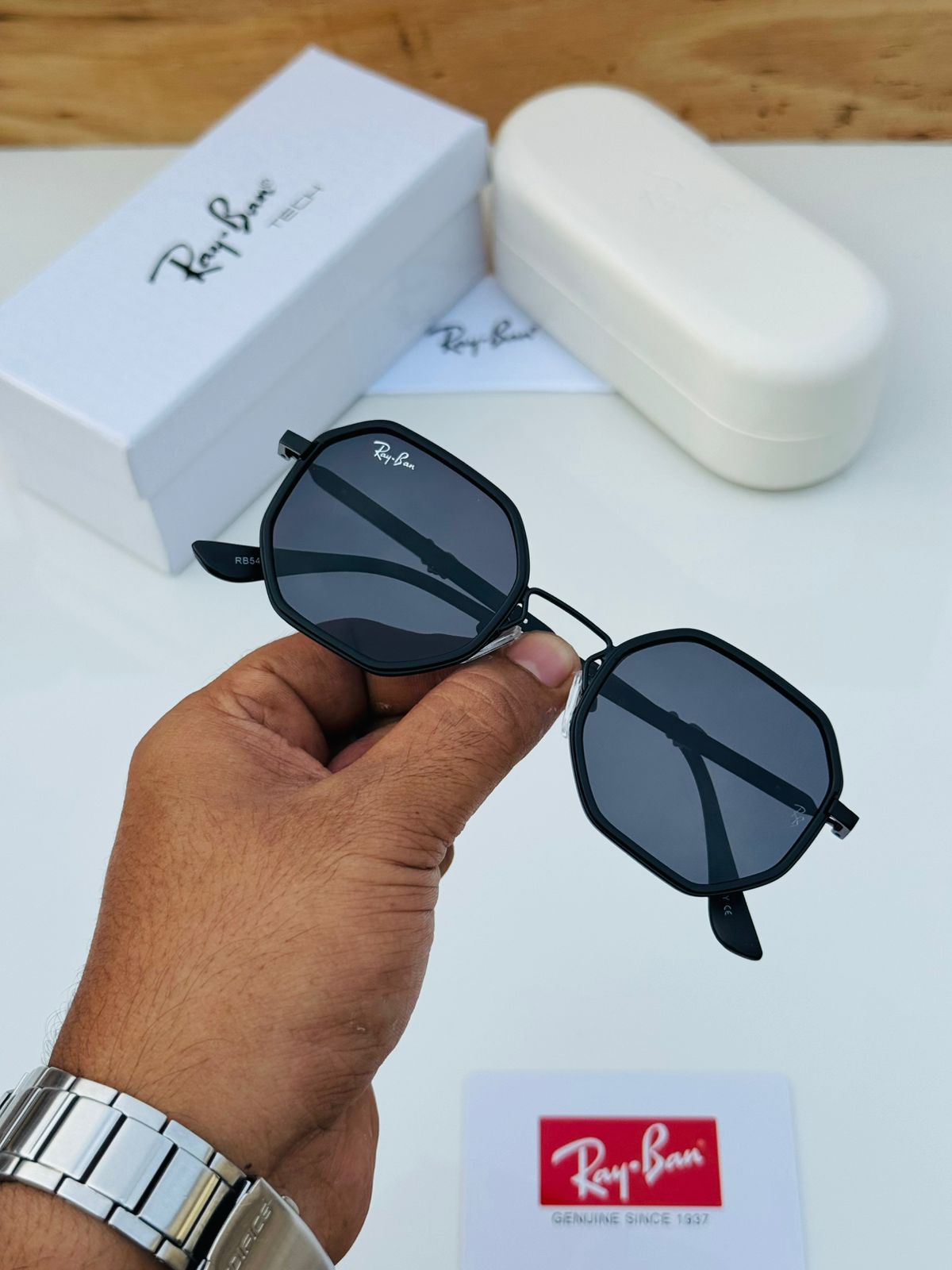 Ray Ban Octagon Tech Series Men's Sunglasses - Image 7