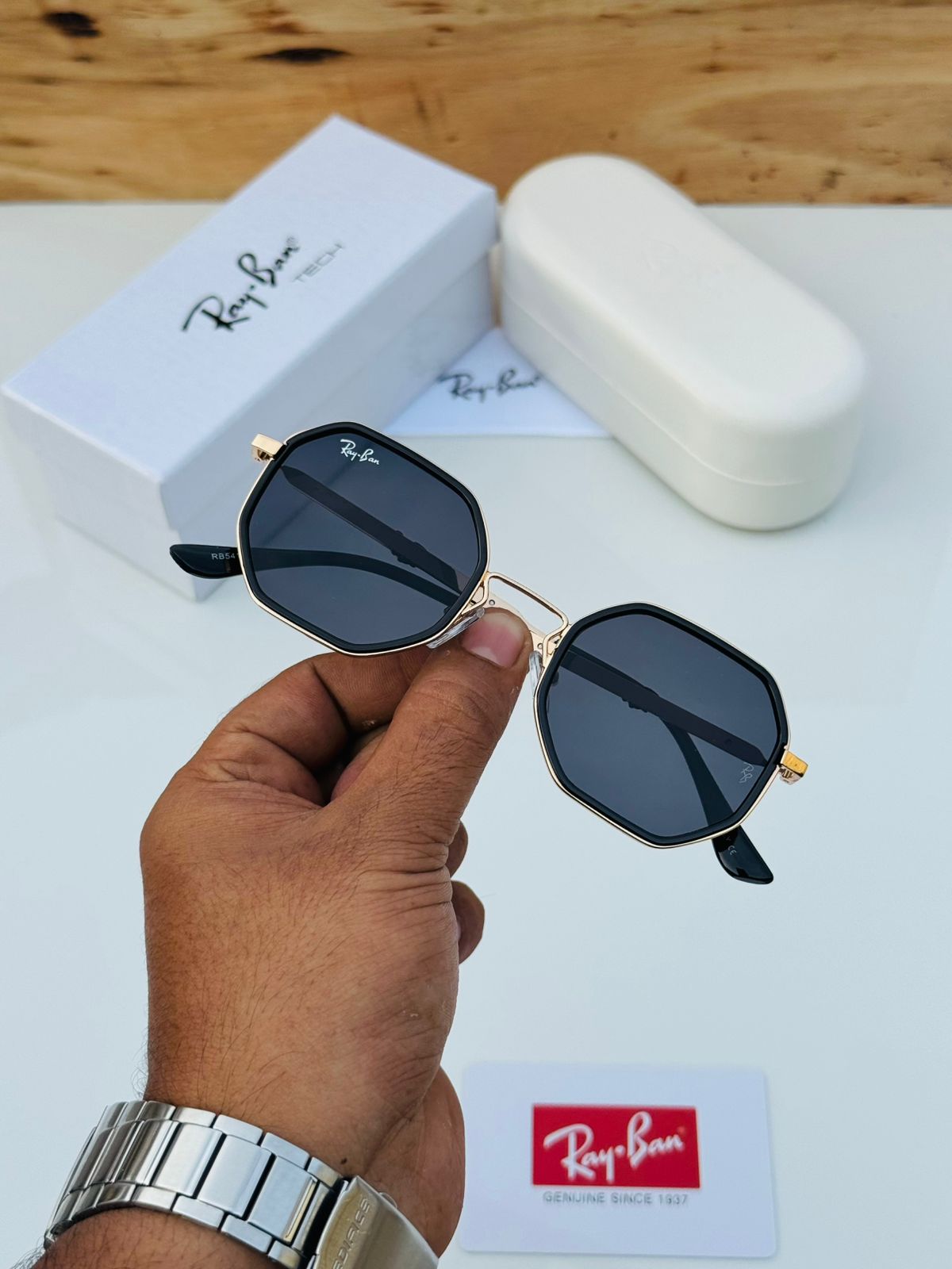 Ray Ban Octagon Tech Series Men's Sunglasses - Image 8