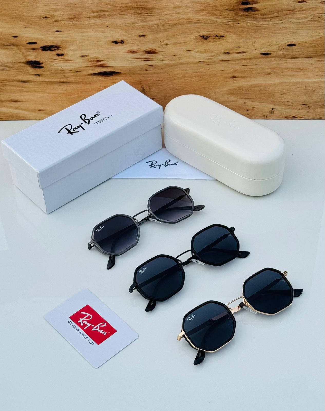 Ray Ban Octagon Tech Series Men's Sunglasses - Image 4