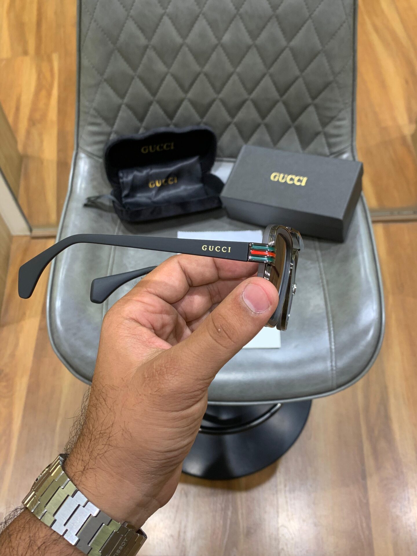 Gucci Square Legend Series Sunglasses - Unisex - Image 3