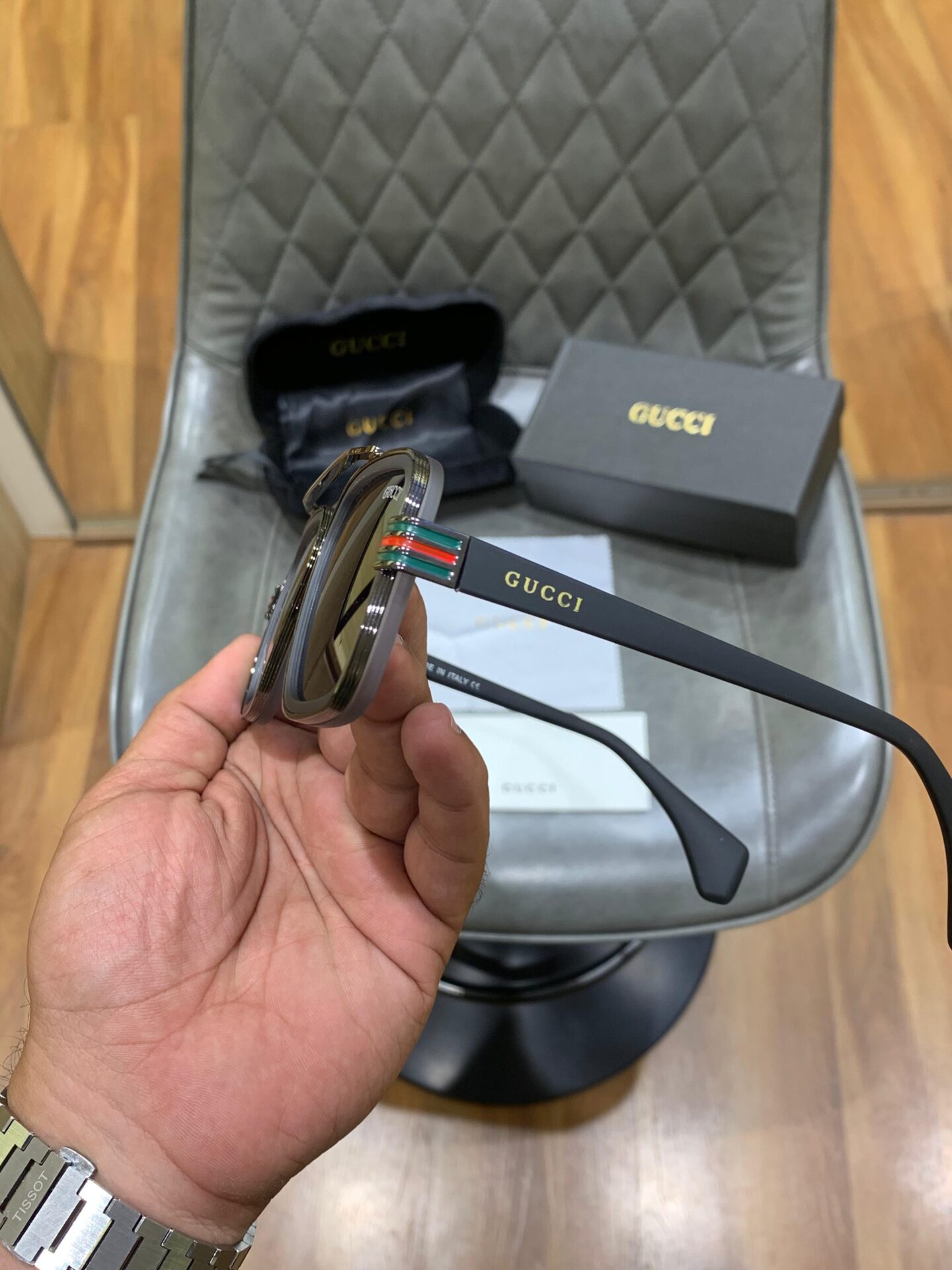 Gucci Square Legend Series Sunglasses - Unisex - Image 4