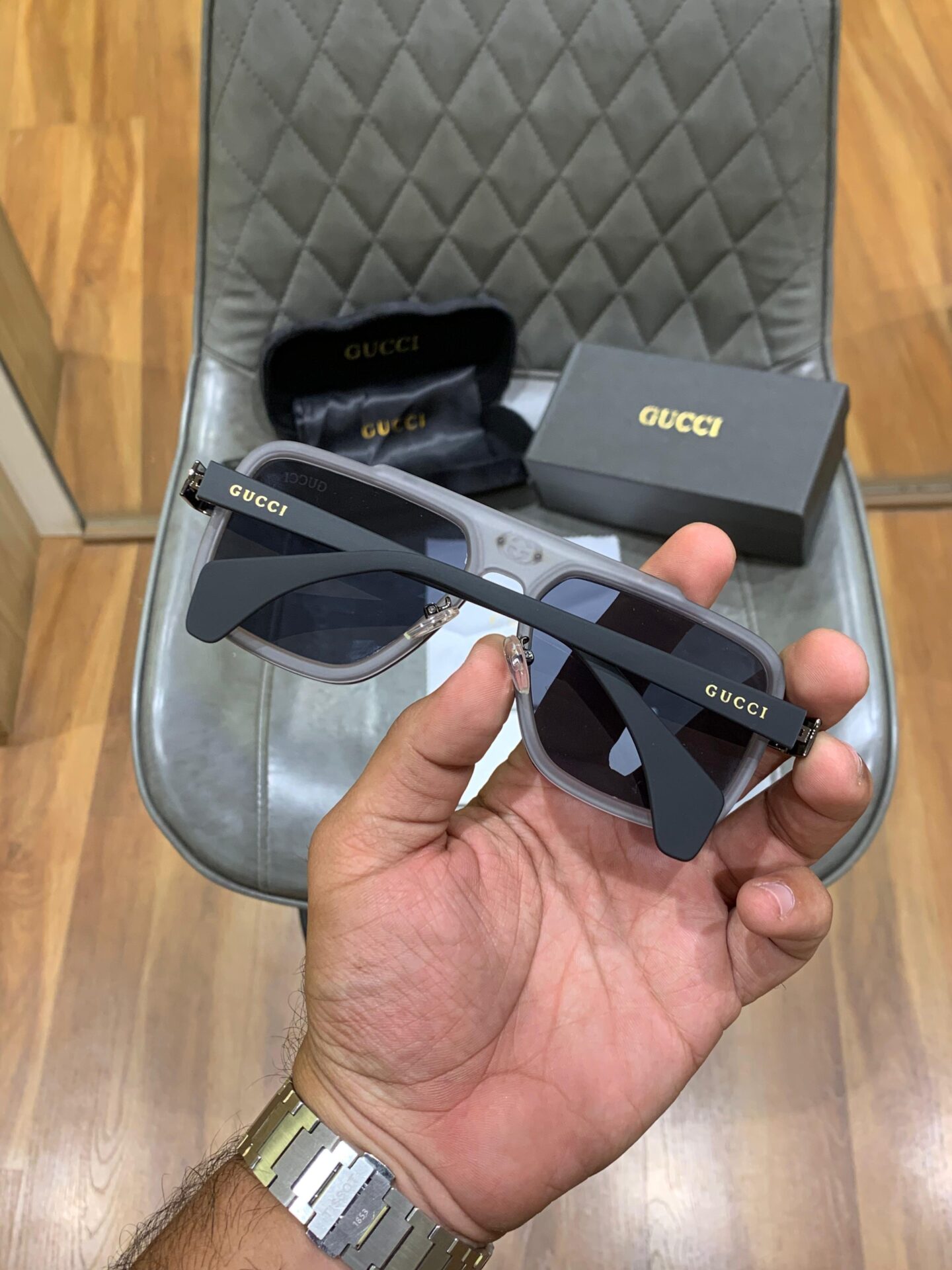 Gucci Square Legend Series Sunglasses - Unisex - Image 6