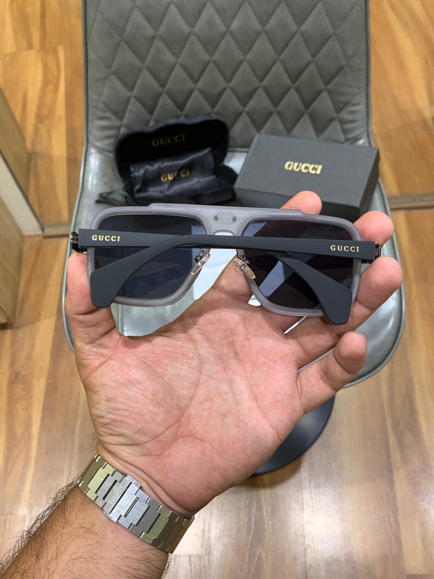 Gucci Square Legend Series Sunglasses - Unisex - Image 7