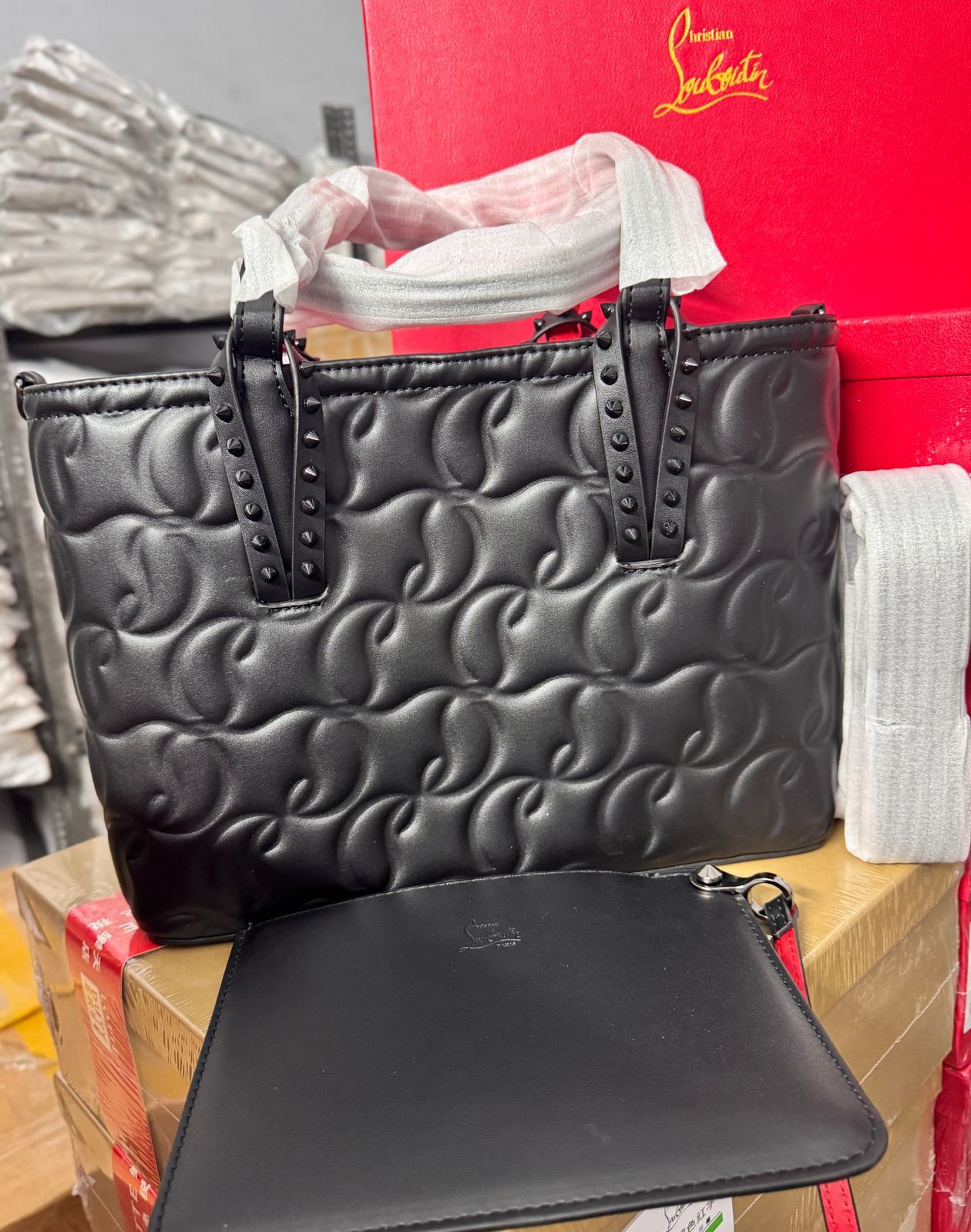 Christian Louboutin CABATA Women Medium Tote Bag Celebrity Edition - Image 5