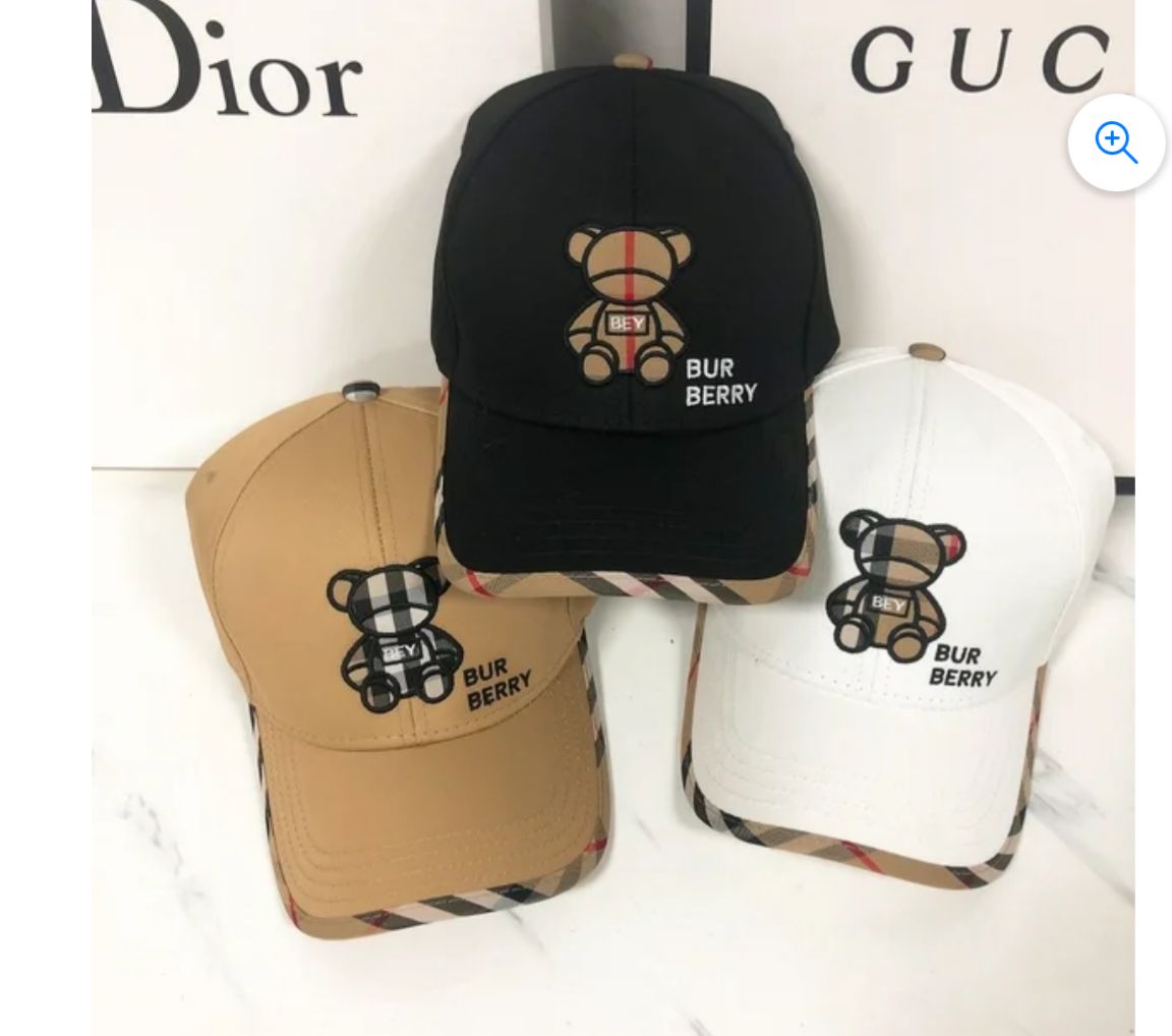 Burberry Bear Series Unisex Caps