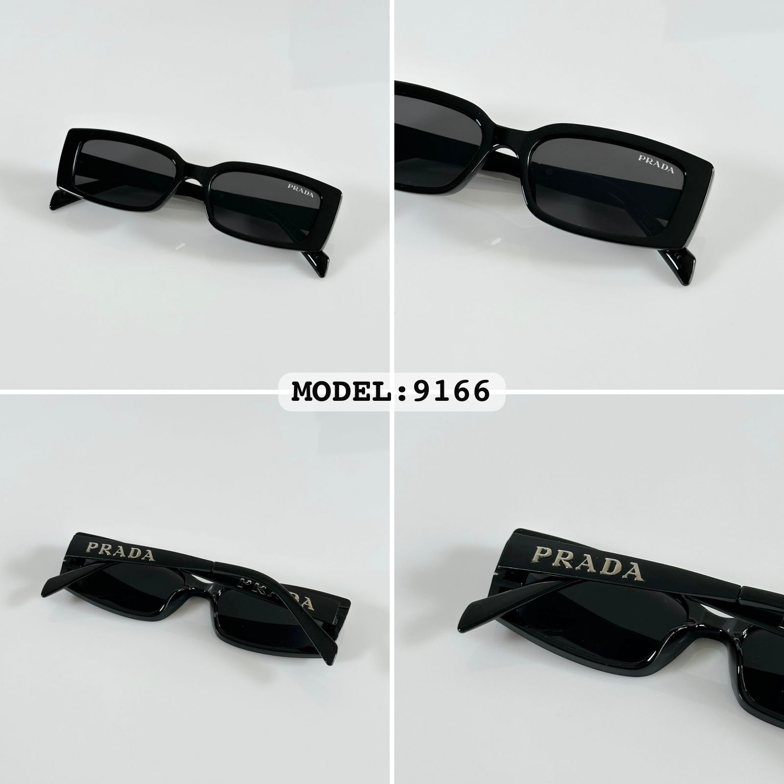 Prada rectangular Unisex Sunglasses - Image 3