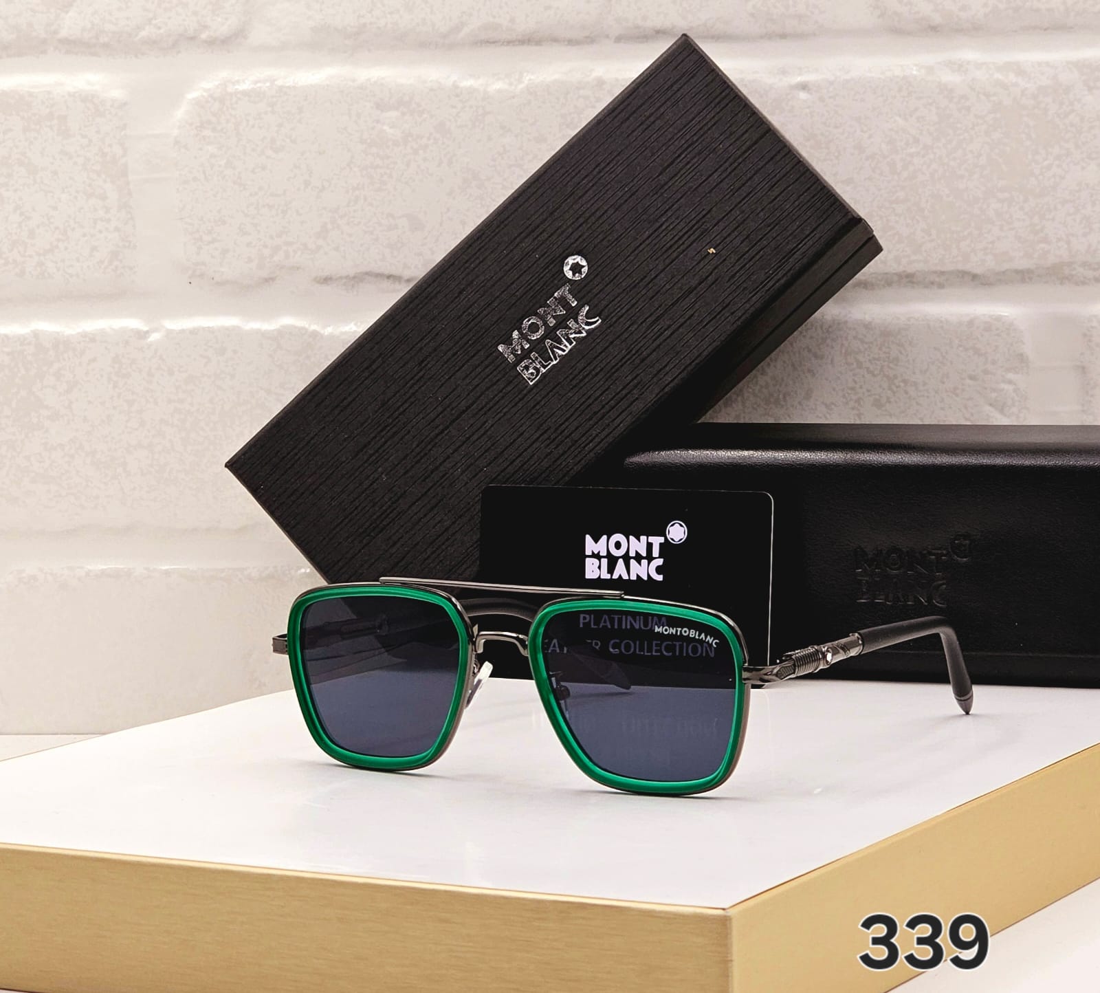 Montblanc Men's square Sunglasses