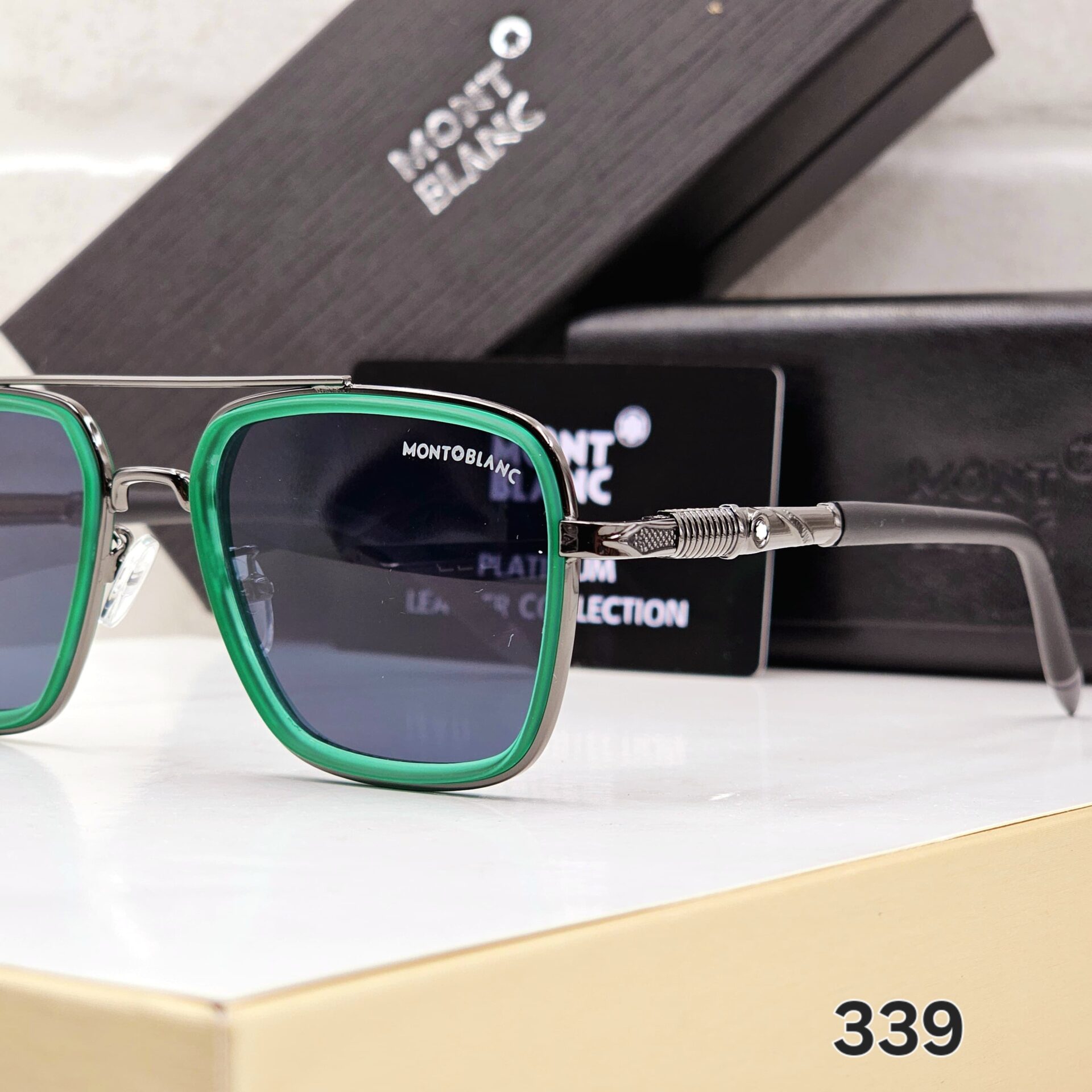 Montblanc Men's square Sunglasses - Image 2