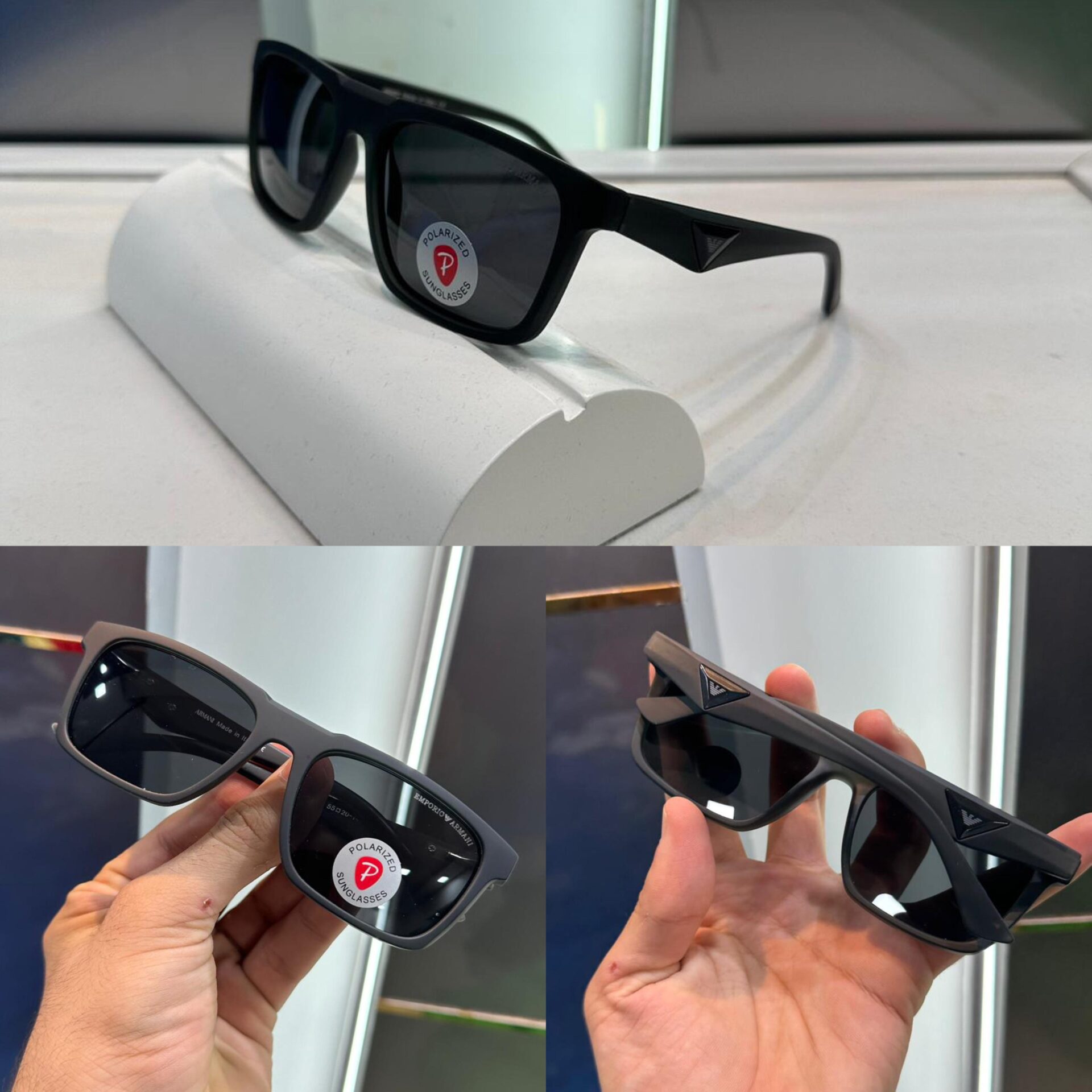 Emporio Armani Men's Polarized Sunglasses