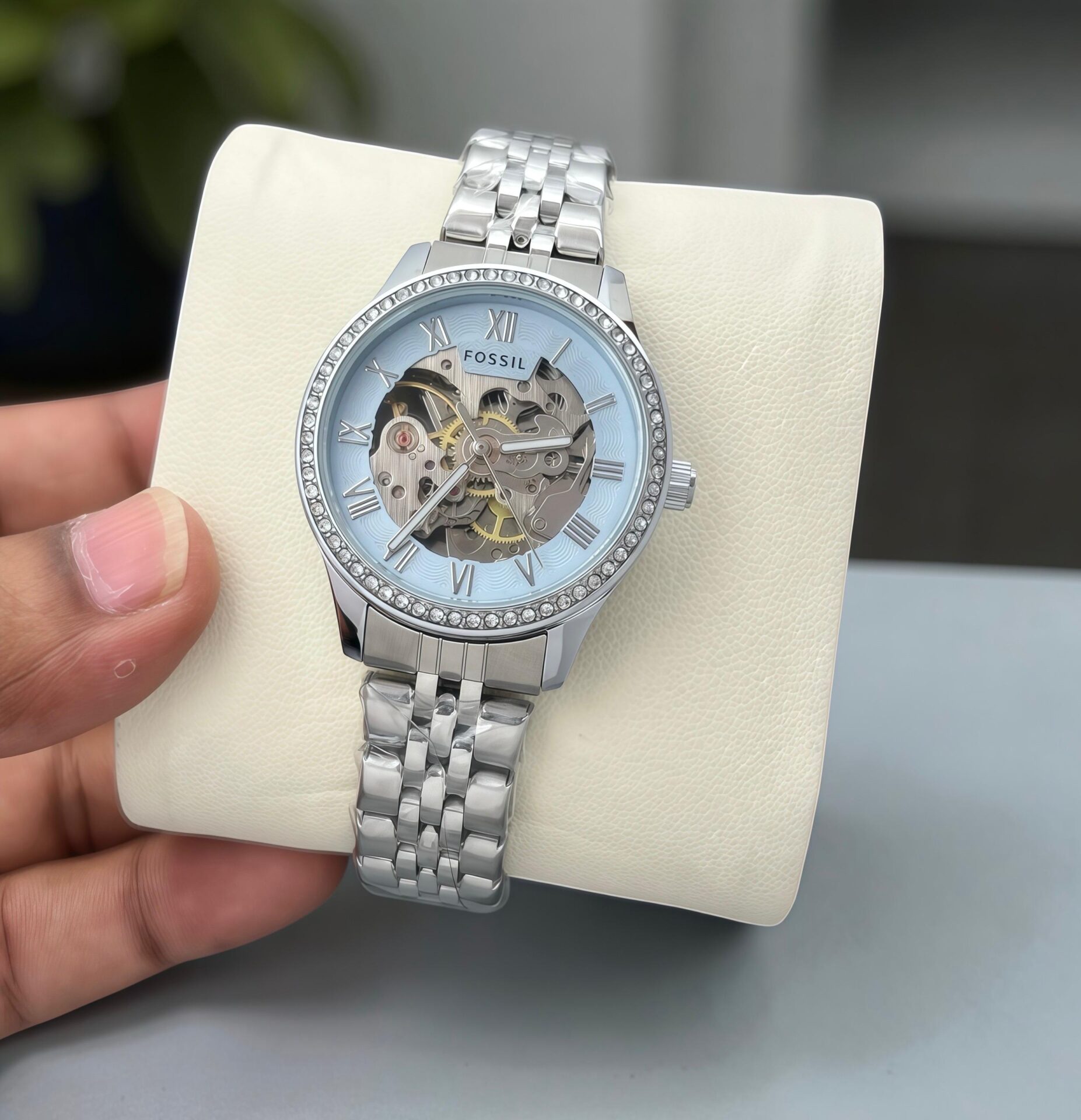 Fossil Women's Automatic Skeleton Watch 34mm - Image 4