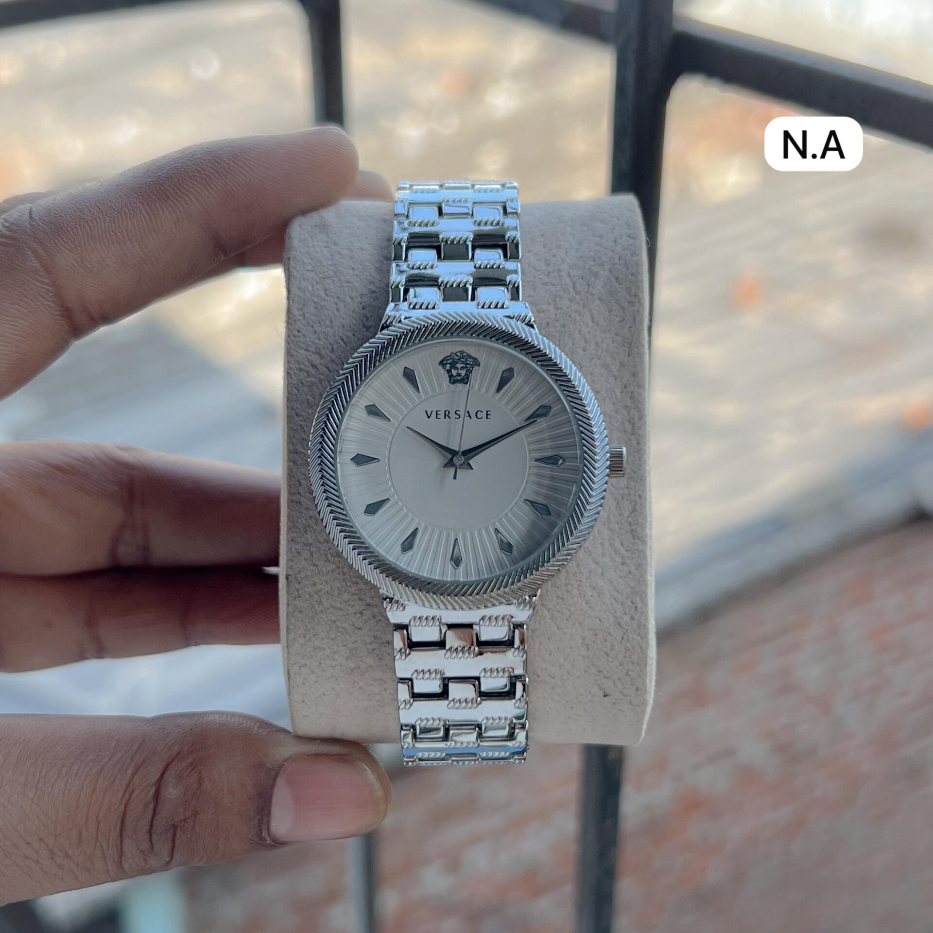 Versace Women’s Roman Dial Quartz Watch - Image 5