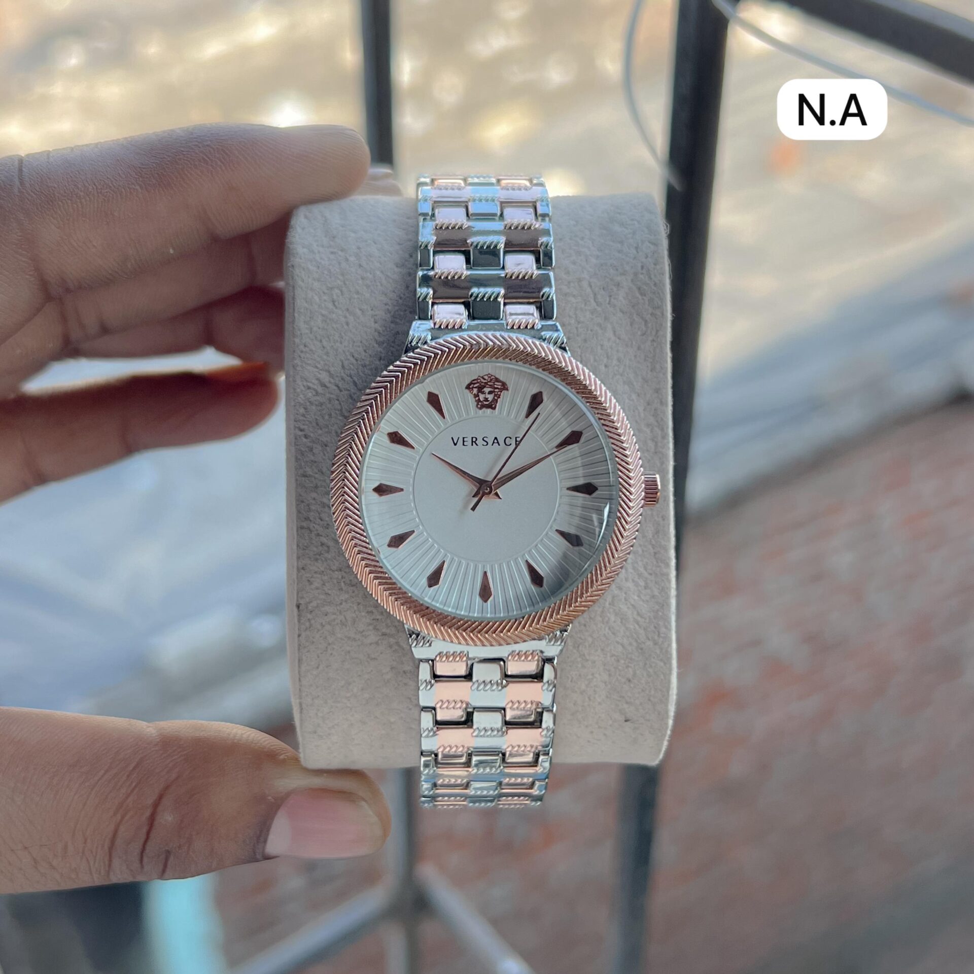 Versace Women’s Roman Dial Quartz Watch