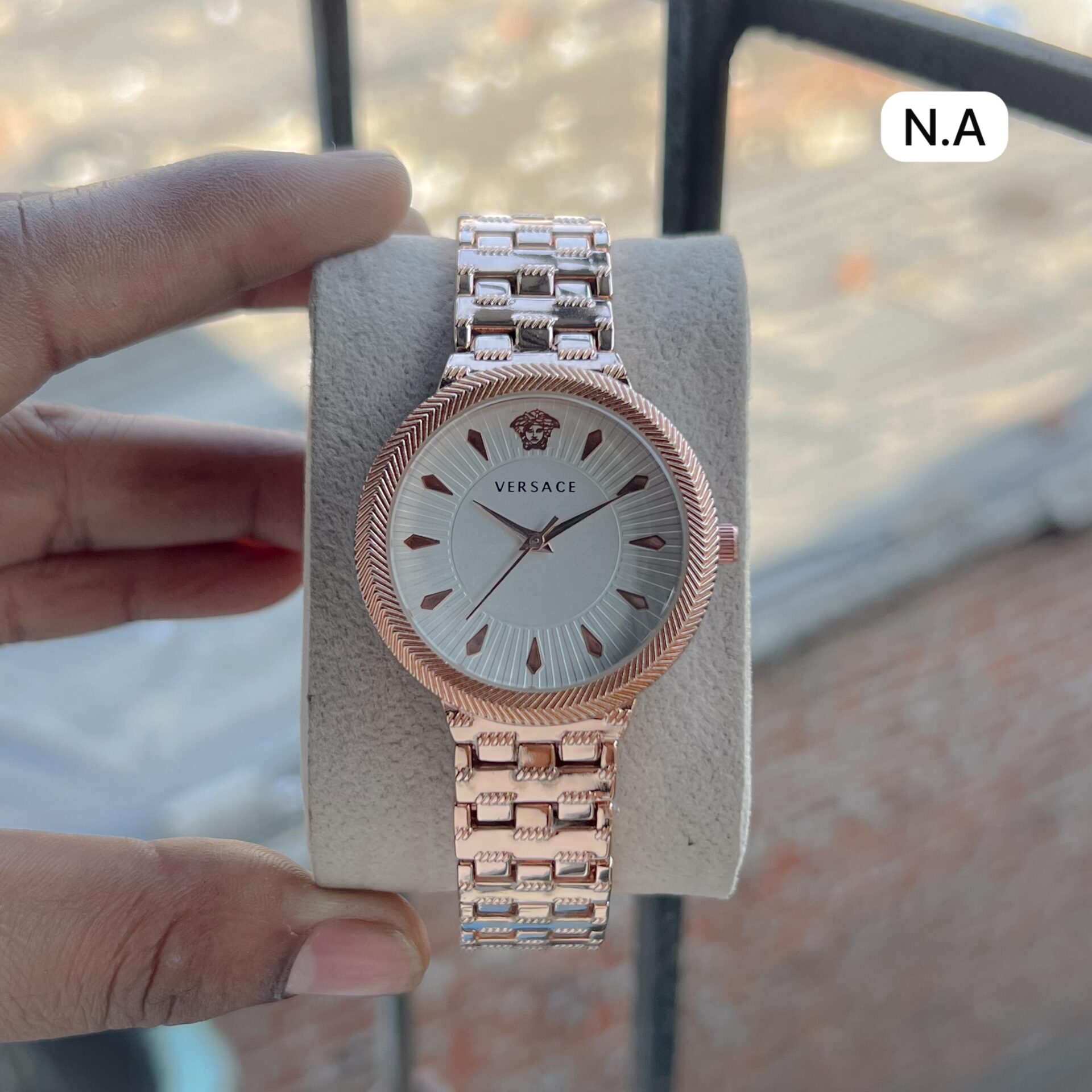 Versace Women’s Roman Dial Quartz Watch - Image 6