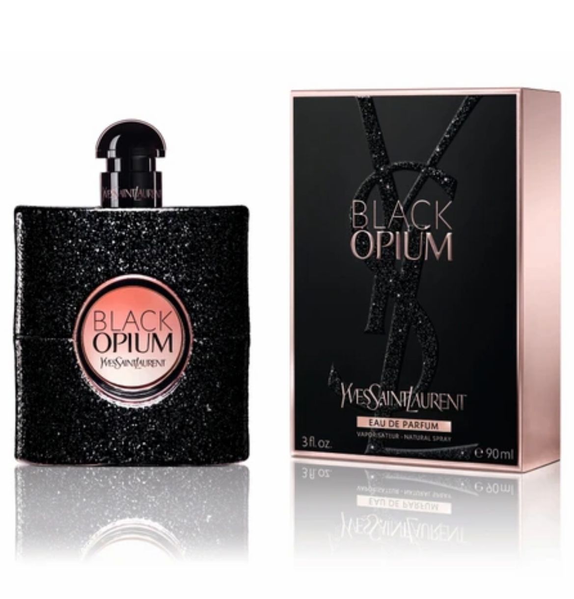 Yves Saint Laurent Black Opium Eau de Parfum for Women – 90ml, Intense Coffee Floral, Long-Lasting Designer Fragrance